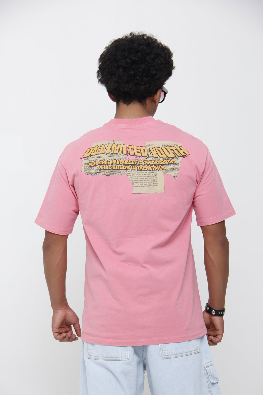 Camiseta Oversize para Hombre con Estampado Retro Vintage - Streetwear