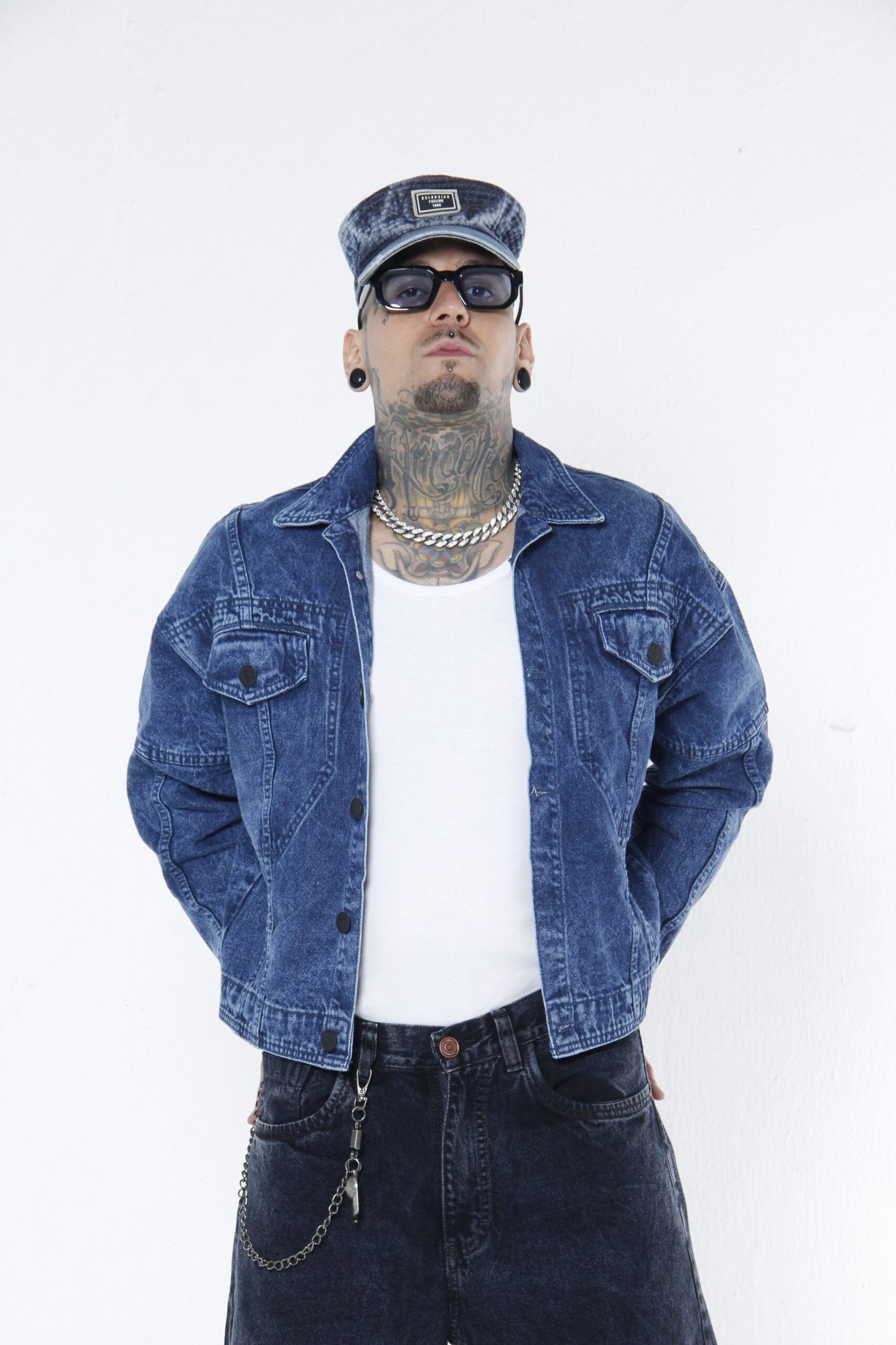Chamarra Denim Stone Wash - Trucker Jacket Boxy Fit