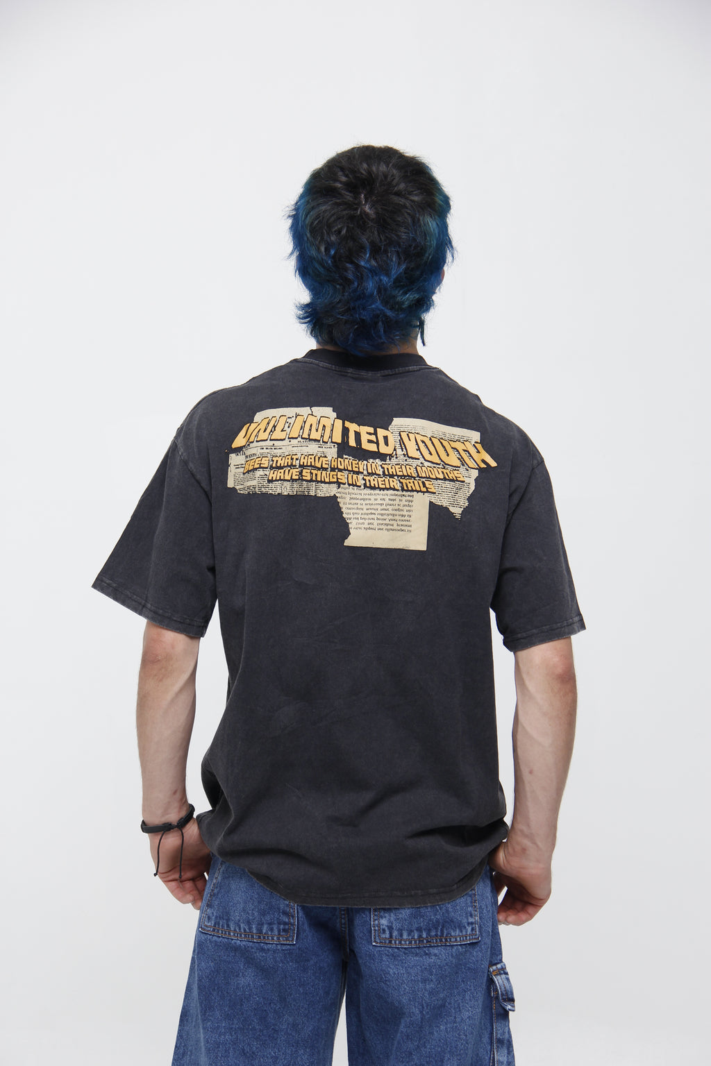 Camiseta Oversize para Hombre con Estampado Retro Vintage - Streetwear