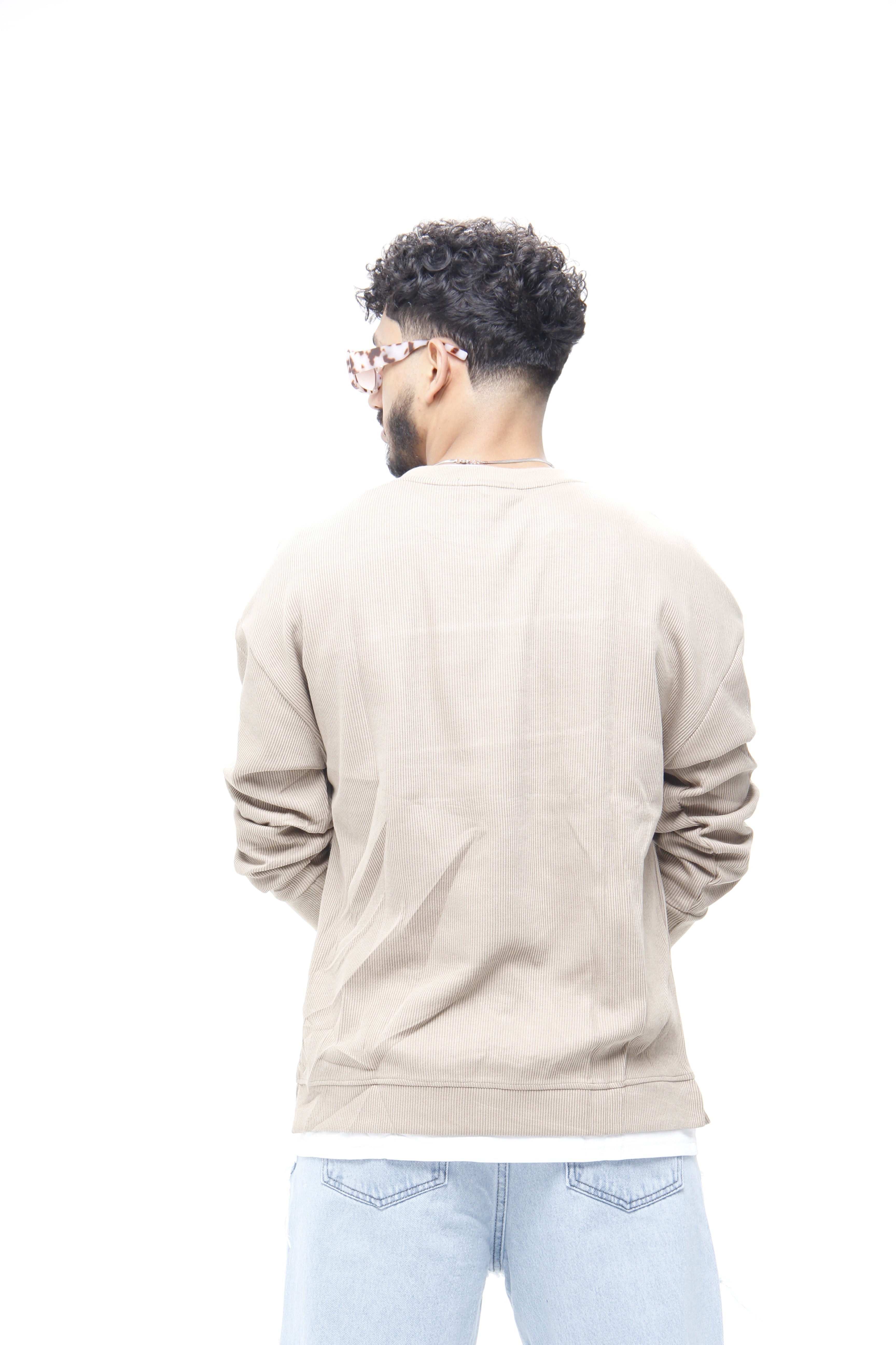 Buzo Manga Larga Sand Texture (Cadena Incluida)