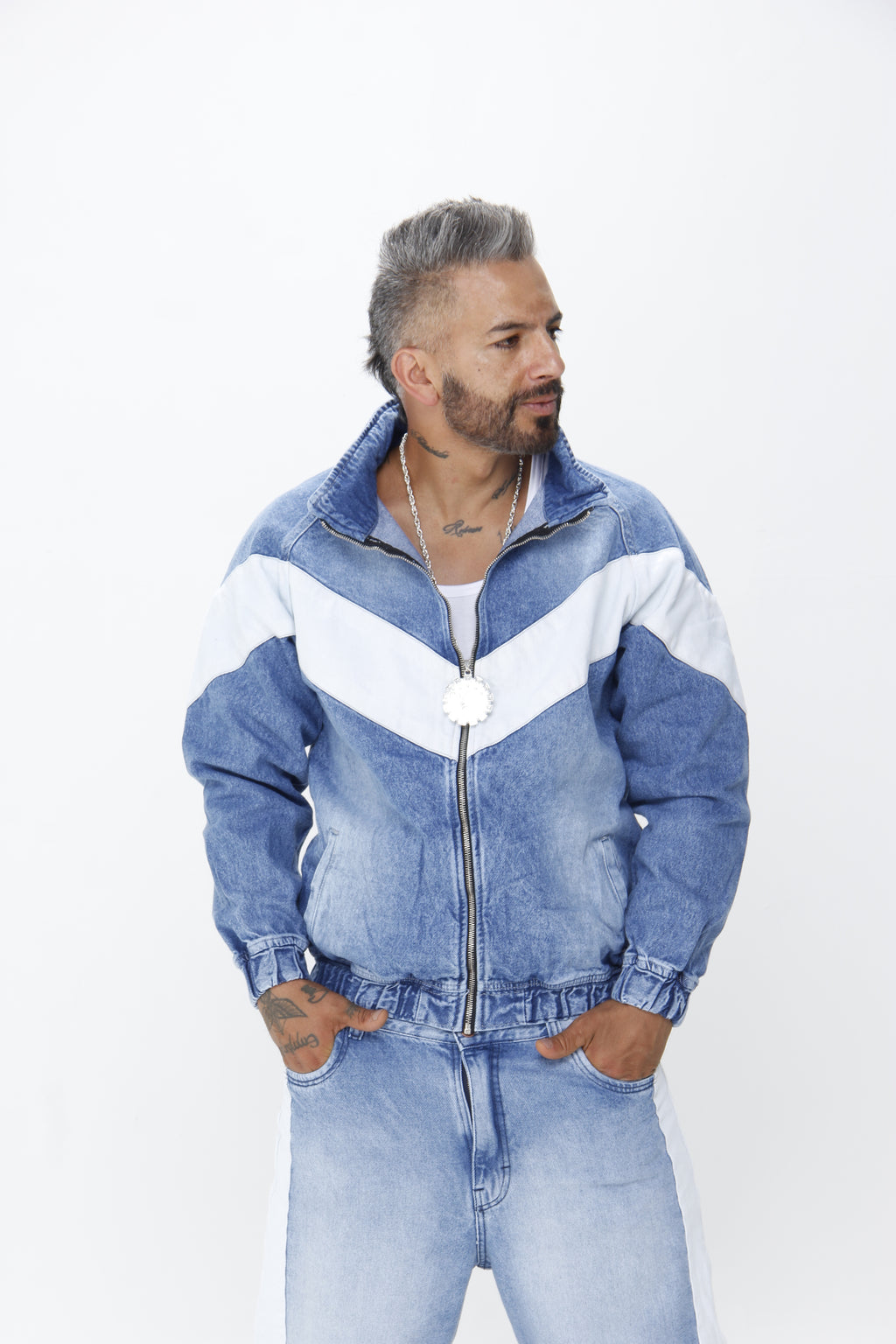 Chaqueta en Jean Hombre Azul Oversize | Denim Urbano Premium