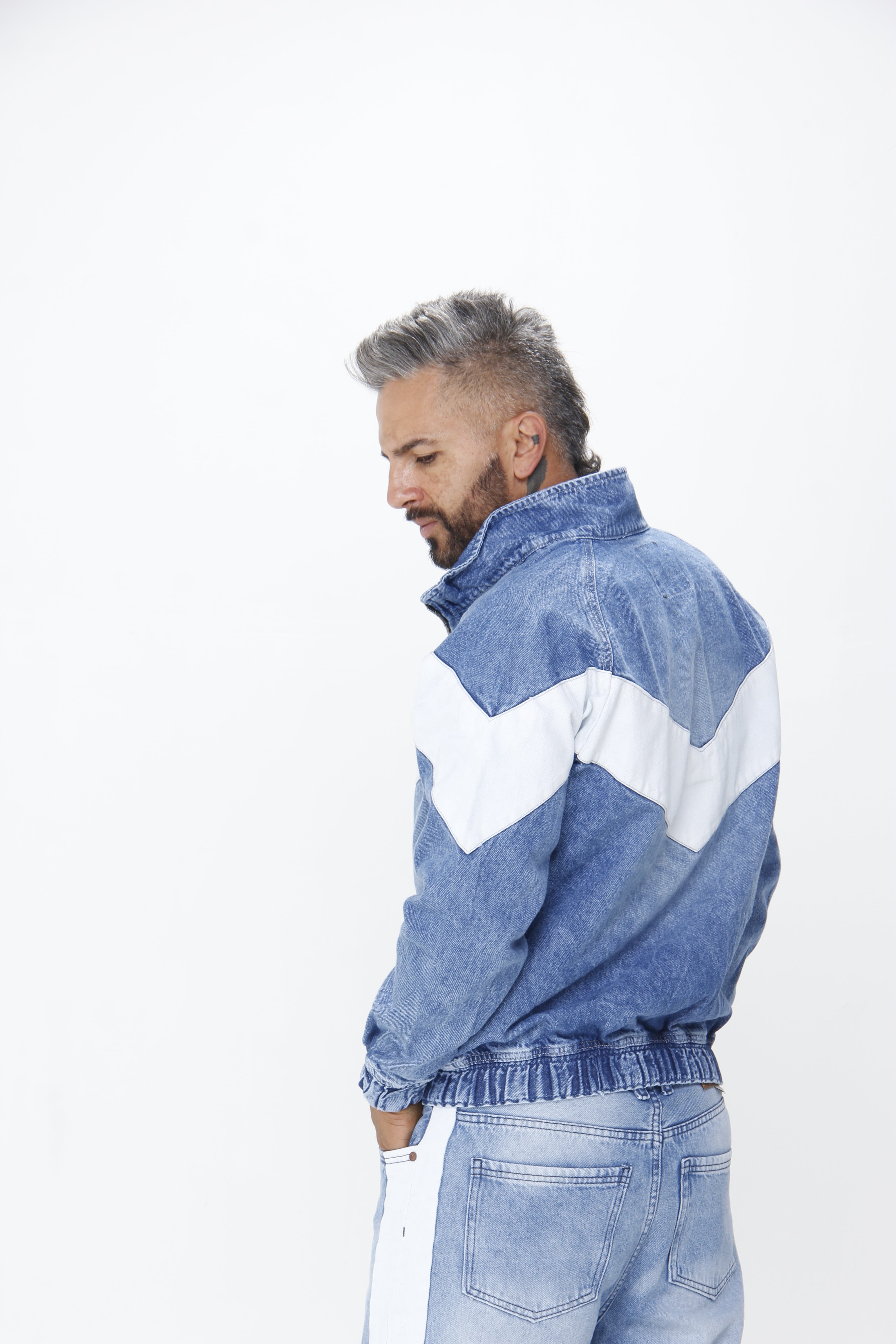 Chaqueta en Jean Hombre Azul Oversize | Denim Urbano Premium