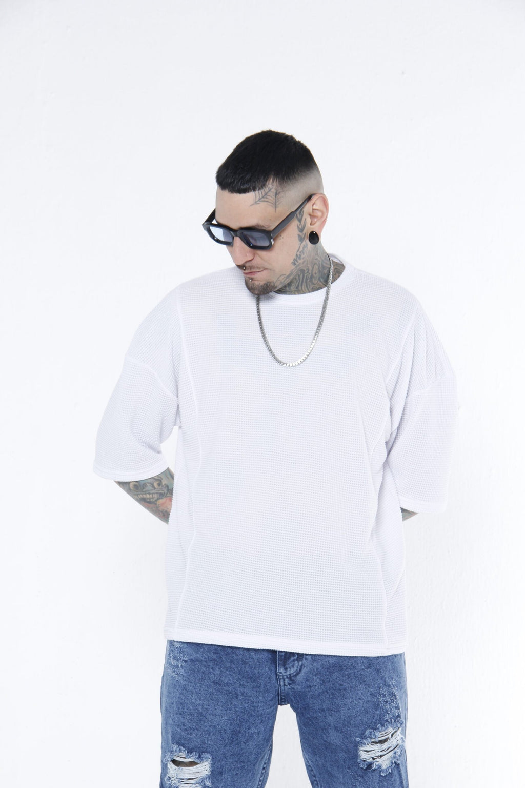 Camiseta Oversized  - Algodón Premium Texturizado