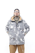 Chaqueta Urbana con Camuflaje Gris