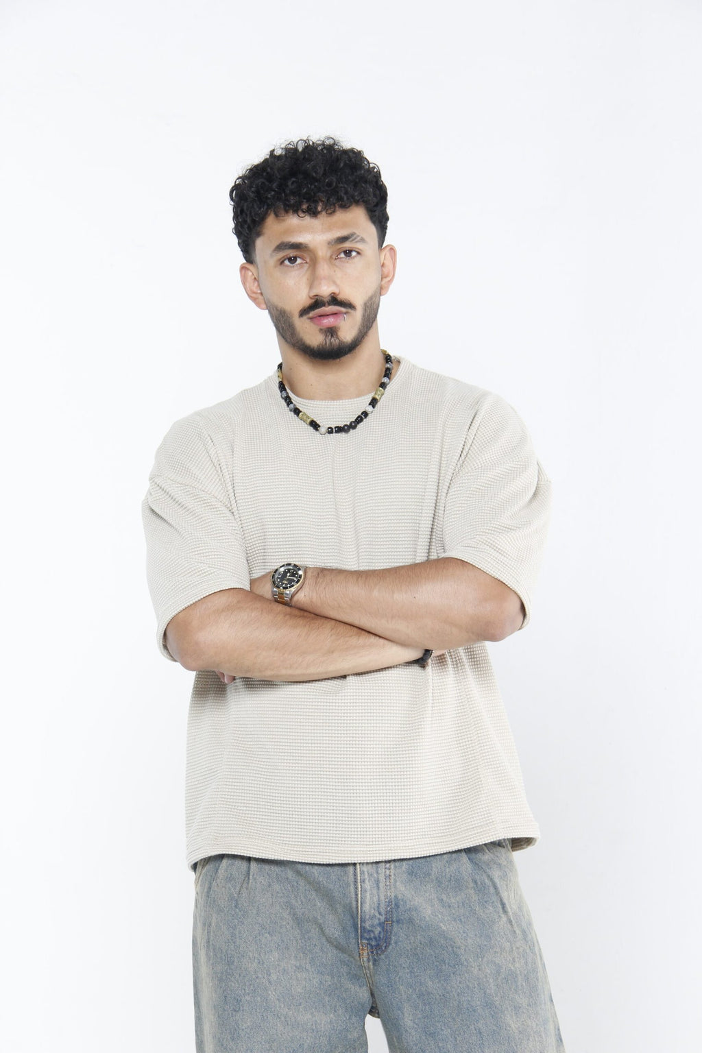 Camiseta Oversized  - Algodón Premium Texturizado
