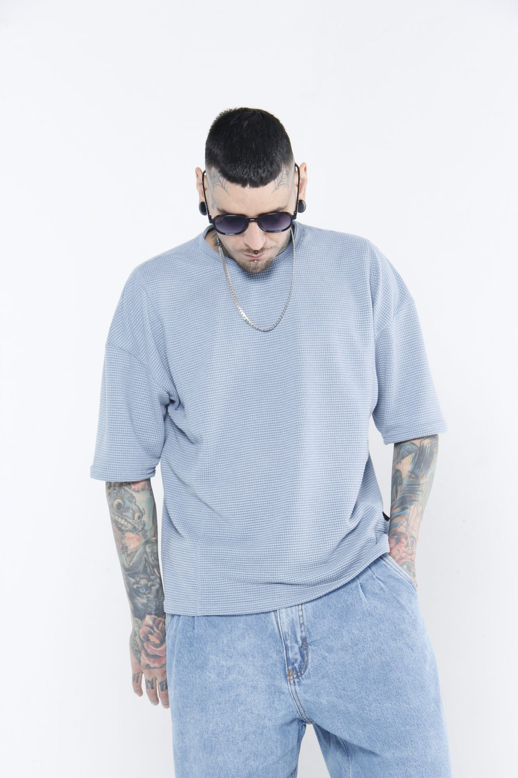 Camiseta Oversized  - Algodón Premium Texturizado