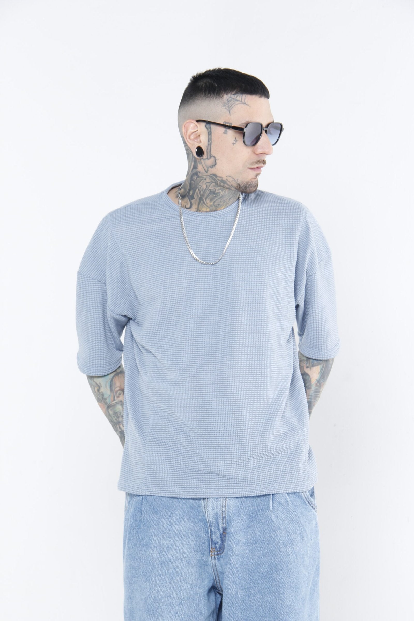 Camiseta Oversized  - Algodón Premium Texturizado