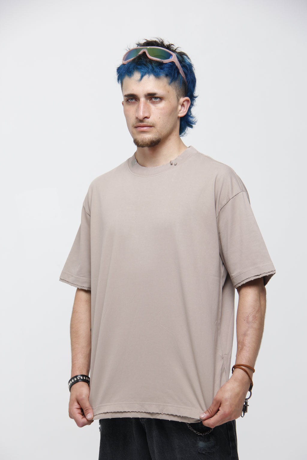 Camiseta Relax Fit Distressed - High-End Urban Style