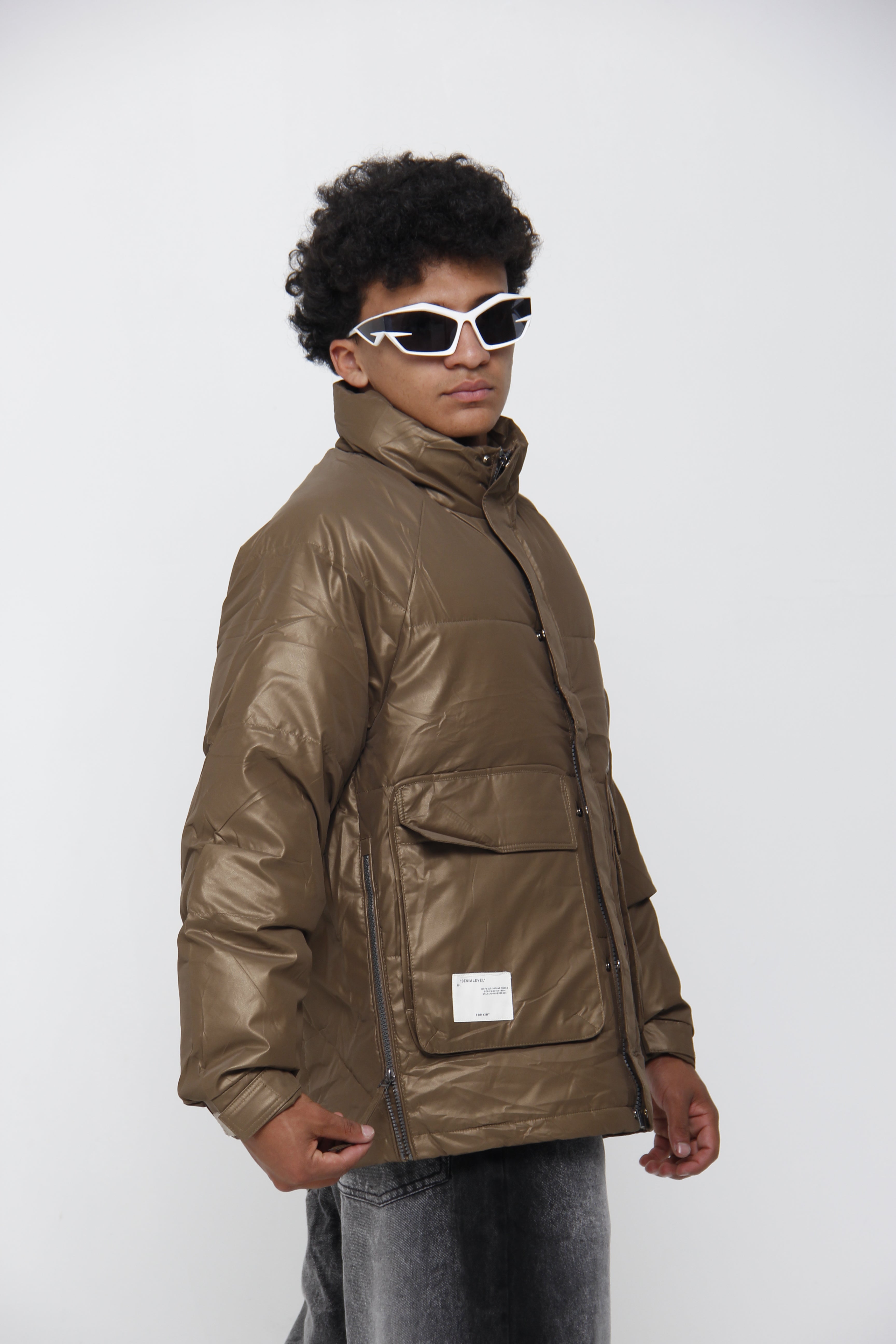 Chaqueta Puffer para Hombre Acolchada - Estilo Parka Oversize