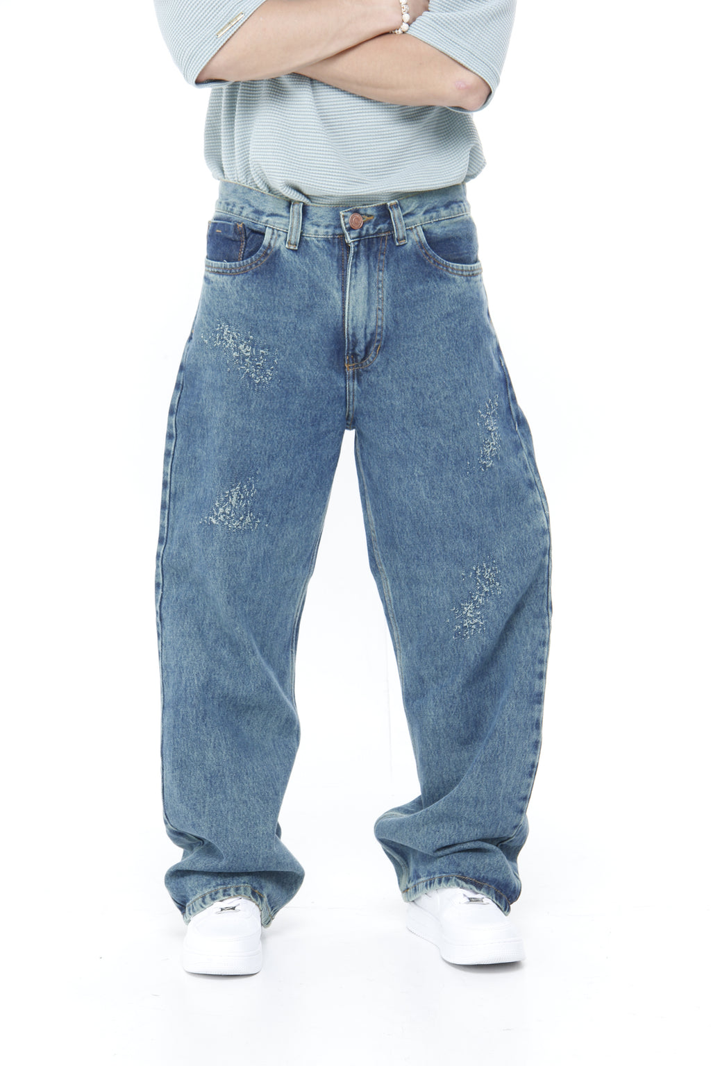 Jean Baggy para Hombre - Pantalón Denim Azul