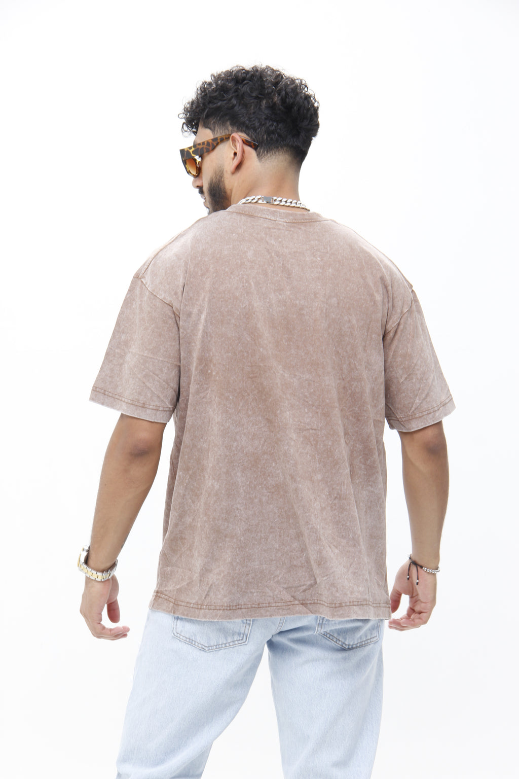 Camiseta Oversize Gris Acid Wash con piedras de Alas –  Urbana Estilo Vintage Grunge