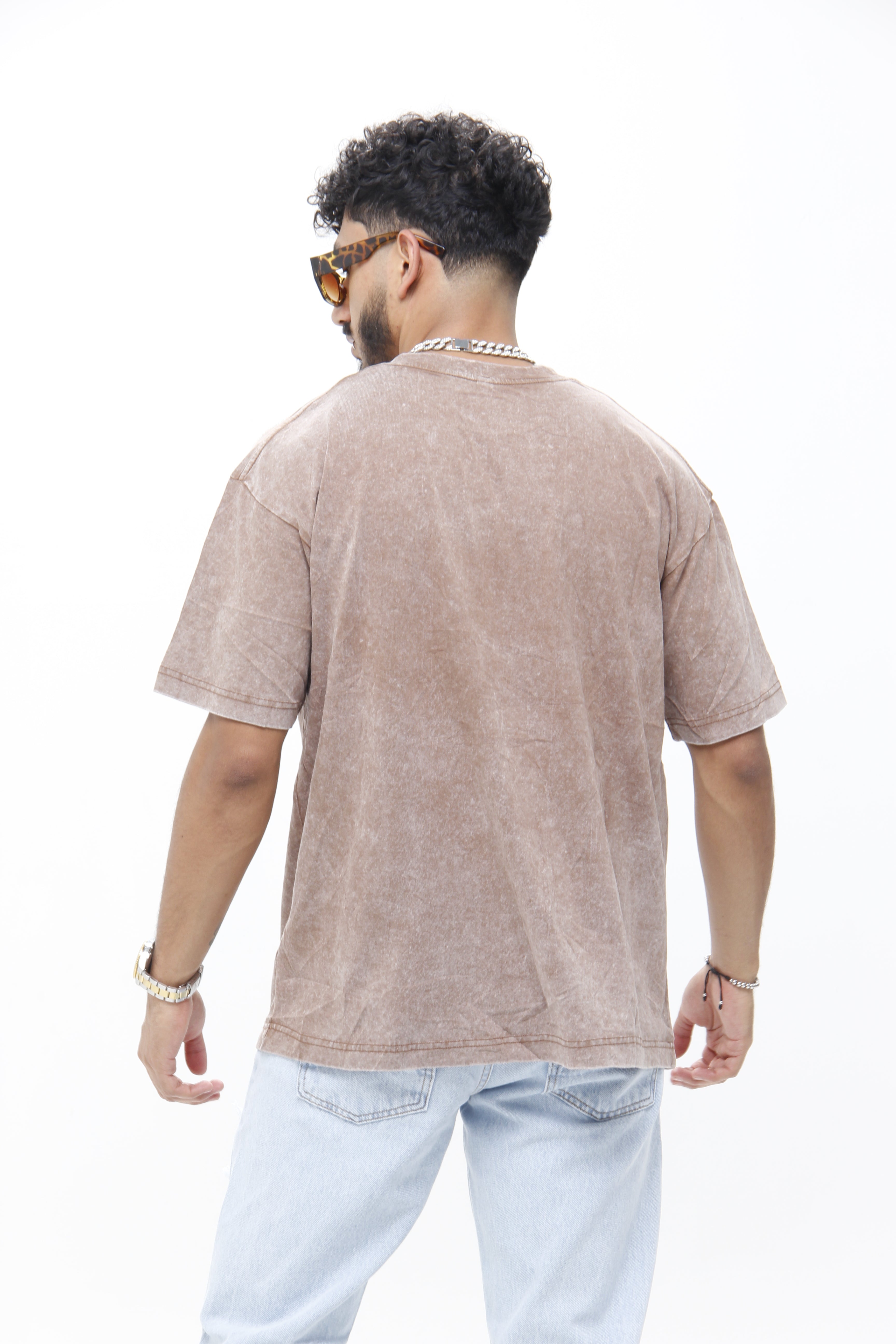 Camiseta Oversize Gris Acid Wash con piedras de Alas –  Urbana Estilo Vintage Grunge