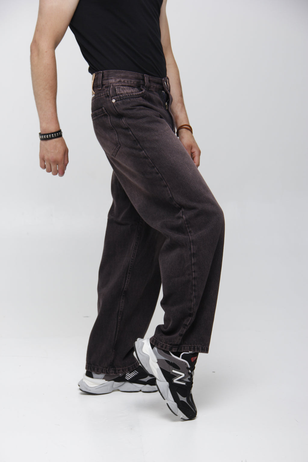 Jean Baggy  para Hombre - Estilo Urbano Desgastado