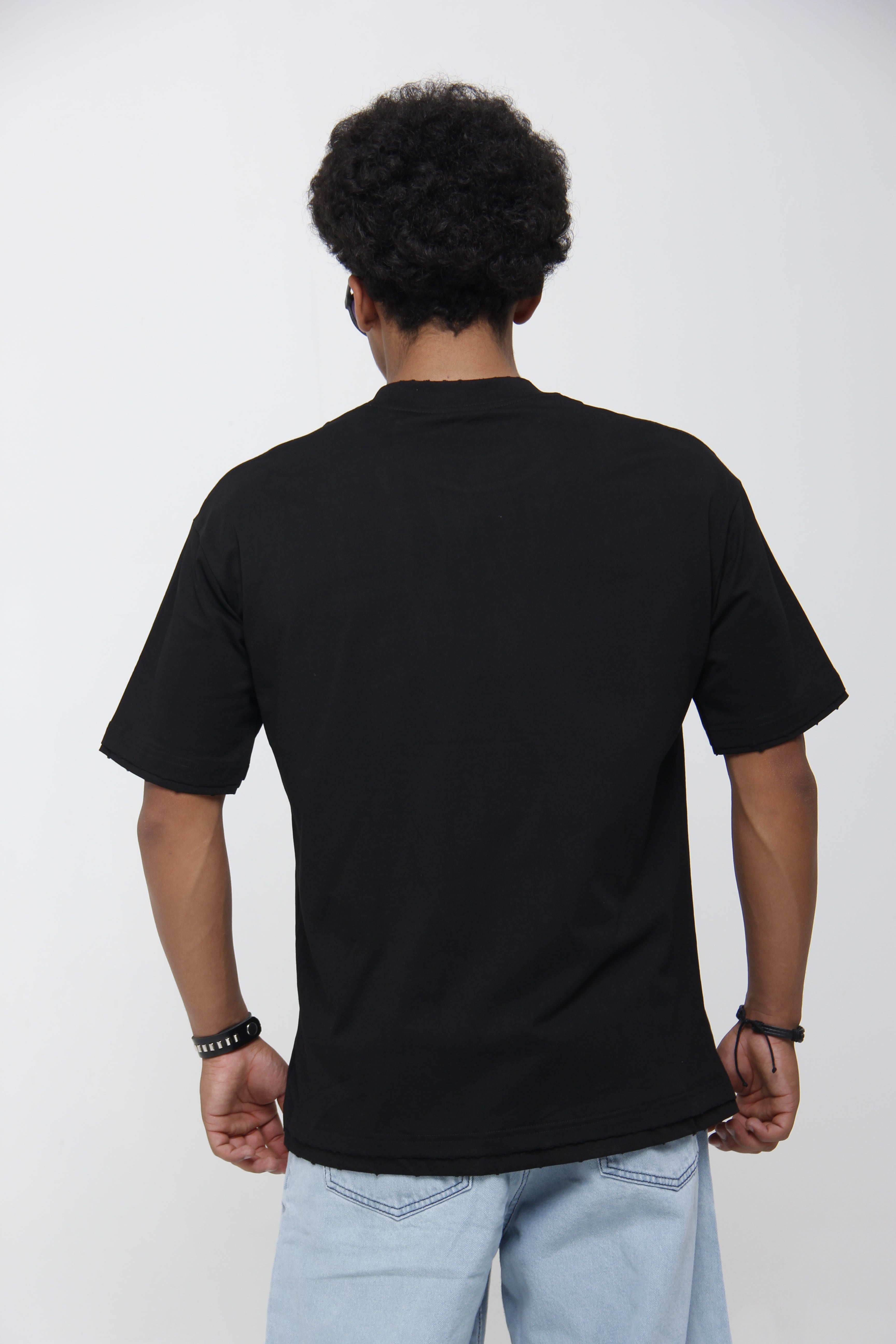 Camiseta Relax Fit Distressed - High-End Urban Style
