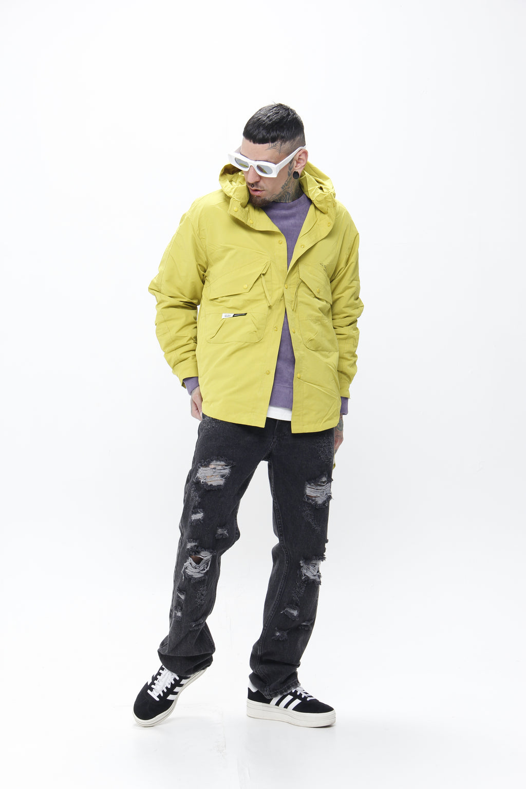 Jean Relax Fit – Pantalón Denim Desgastado Estilo Urbano y Skater