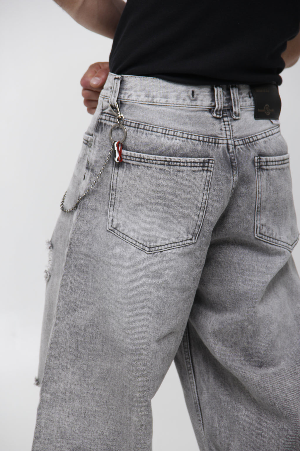 Jean Baggy  para Hombre - Estilo Urbano Desgastado