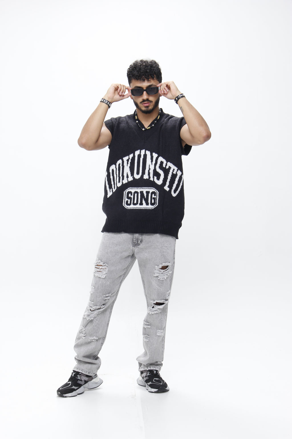 Jean Relax Fit – Pantalón Denim Desgastado Estilo Urbano y Skater