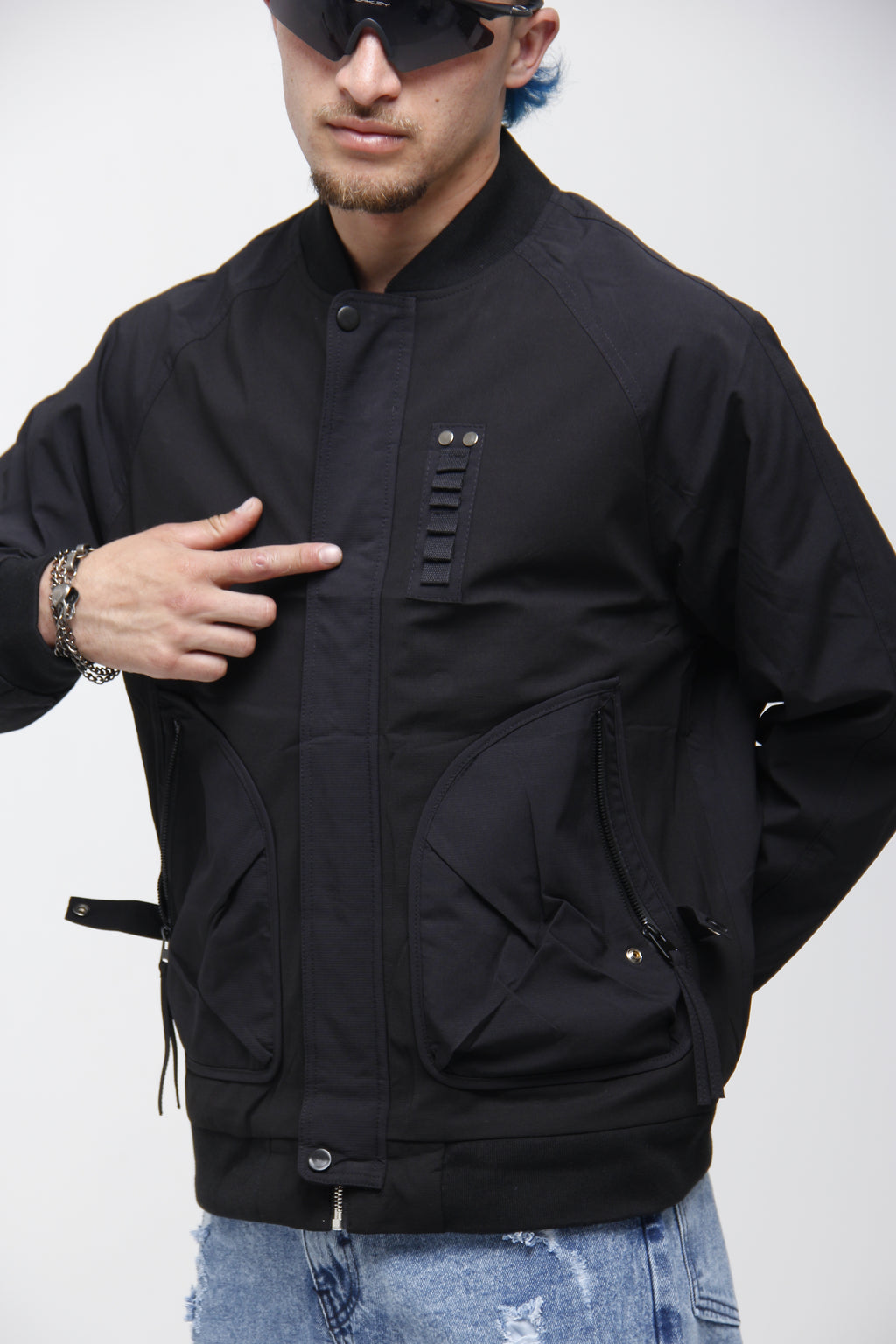Chaqueta Bomber Oversize para Hombre - Estilo Urbano