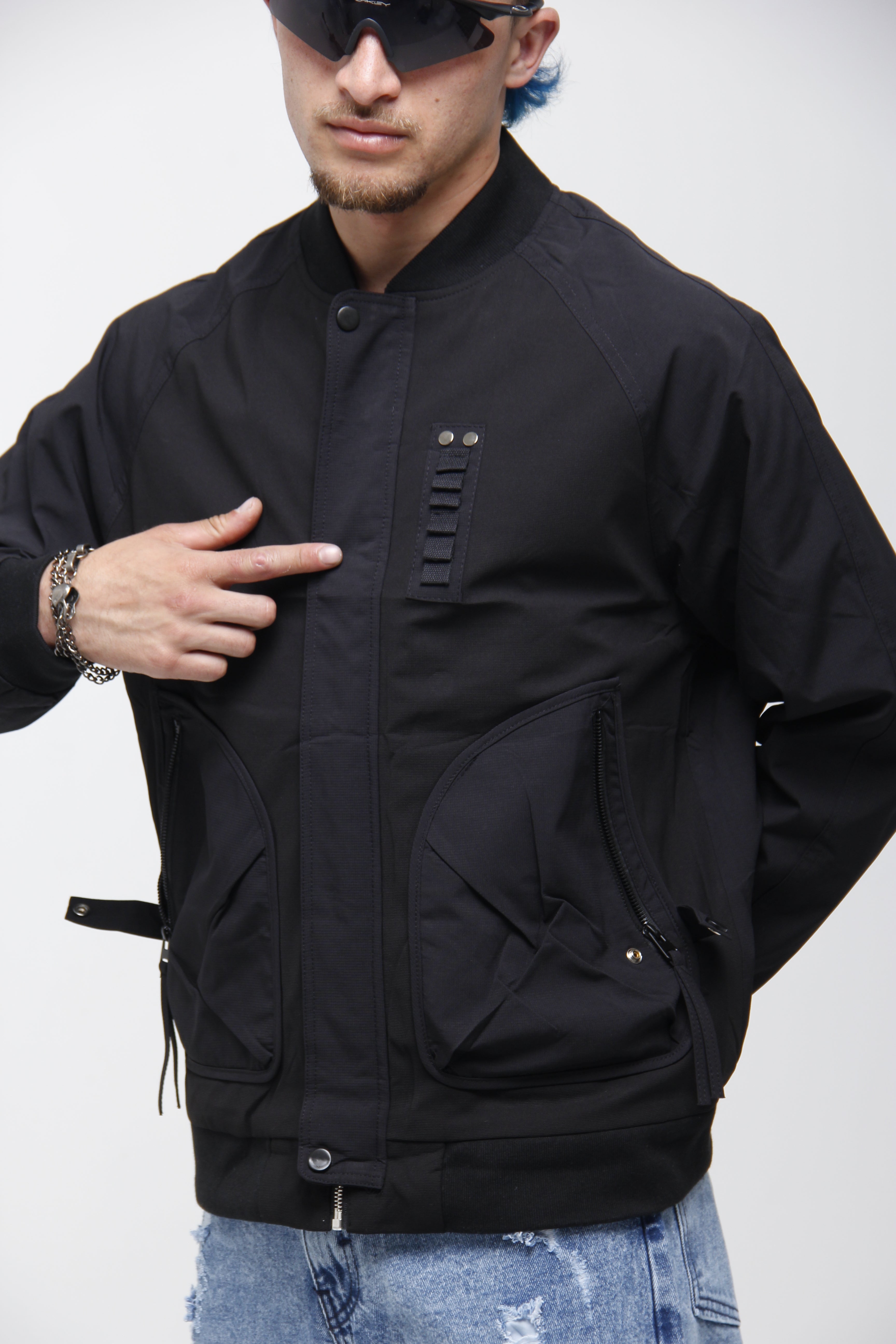 Chaqueta Bomber Oversize para Hombre - Estilo Urbano