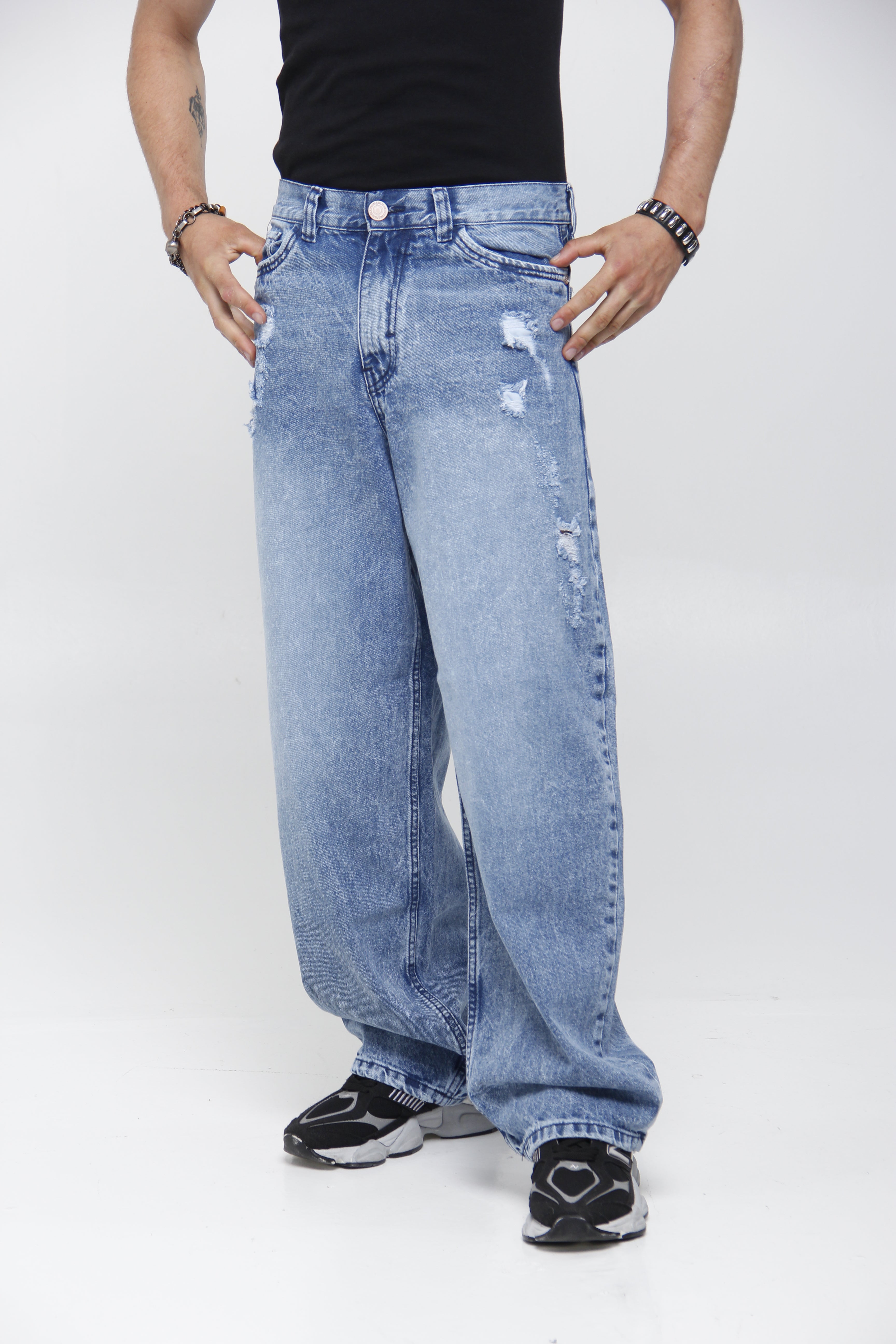 Jean Super Baggy  para Hombre - Corte Ultra Ancho