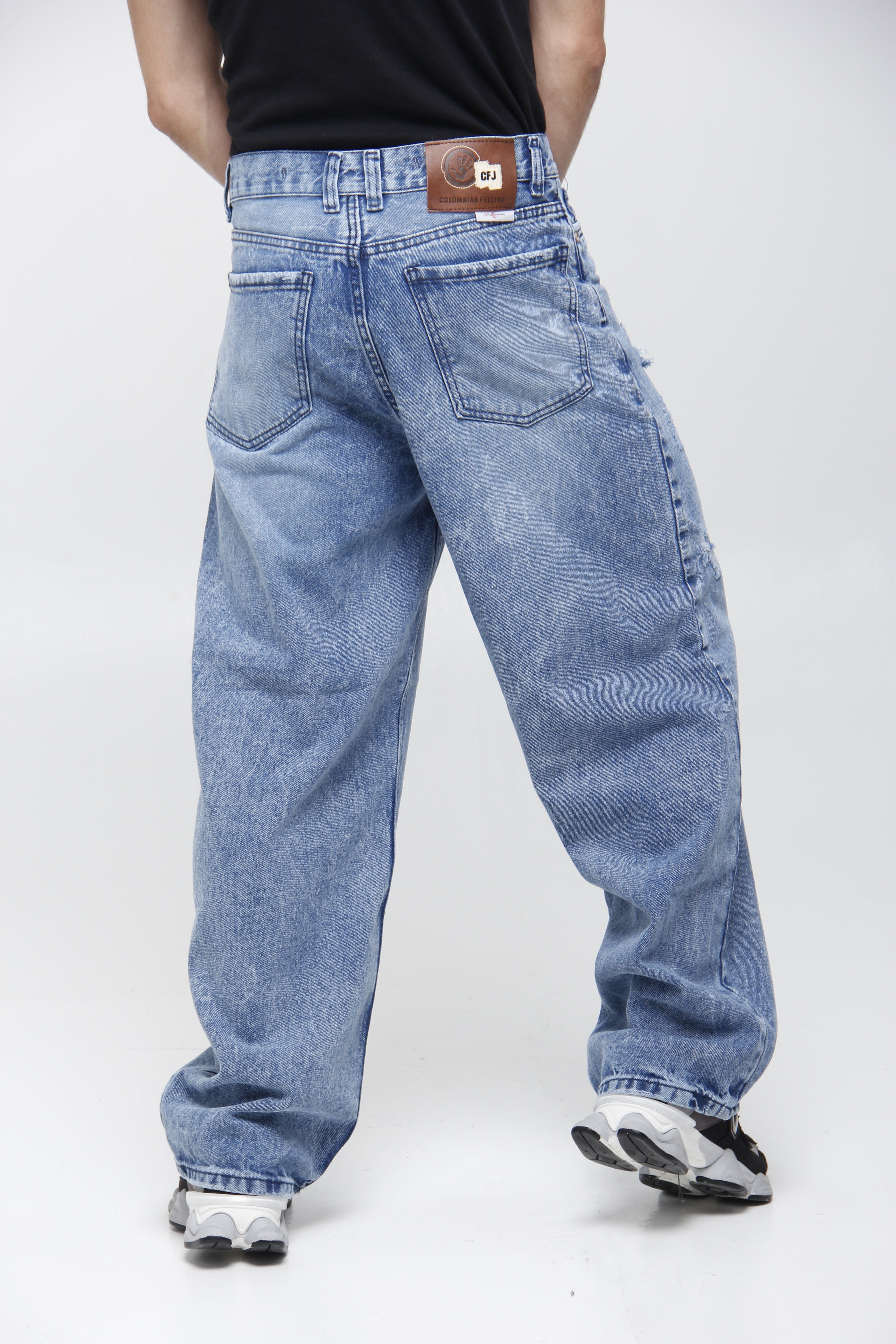 Jean Super Baggy  para Hombre - Corte Ultra Ancho