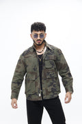 Camisa Camuflada – Chaqueta Ligera Tipo Dril  Estilo Urbano