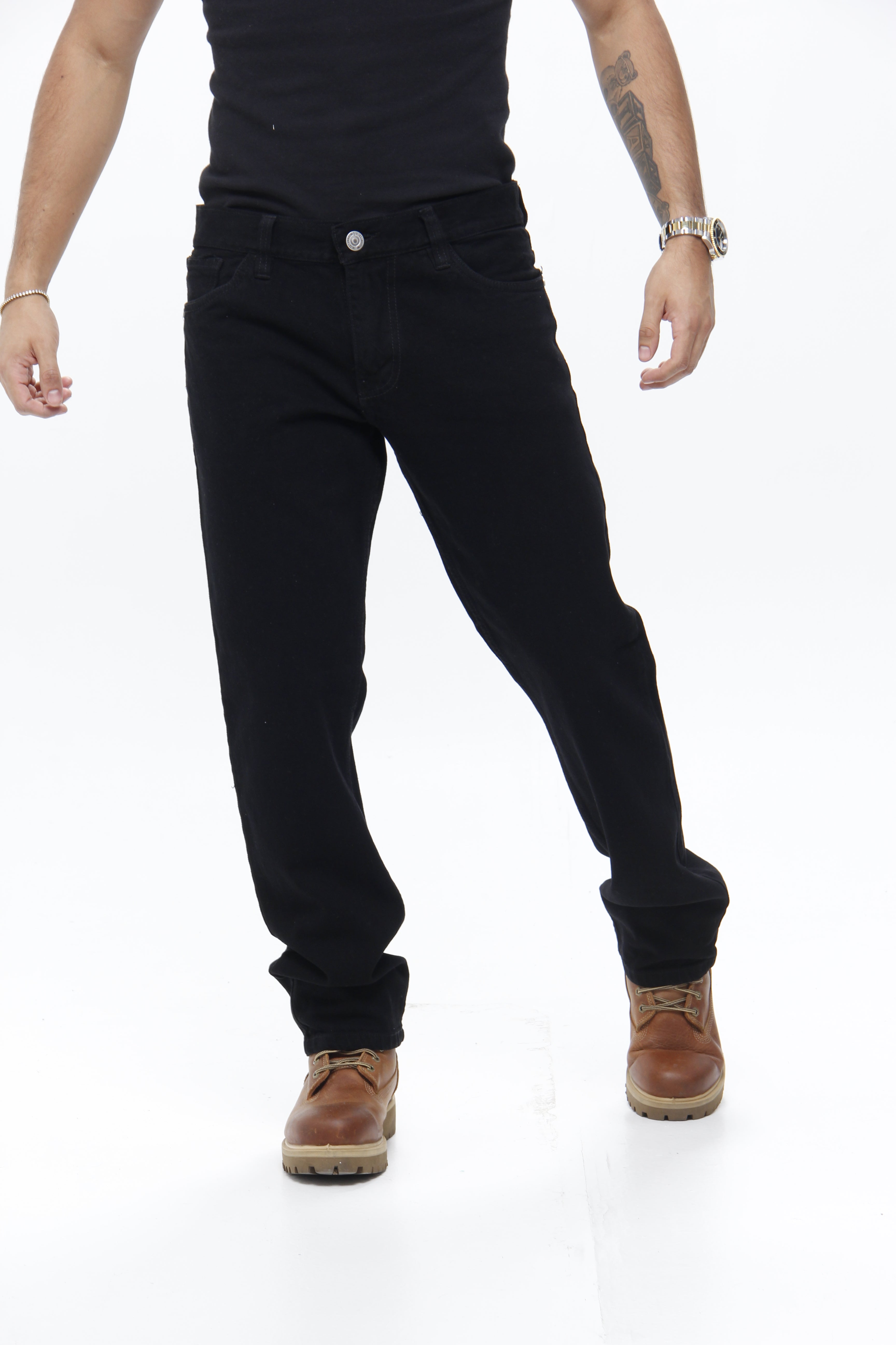 Jean Relax Fit – Pantalón Denim Desgastado Estilo Urbano y Skater