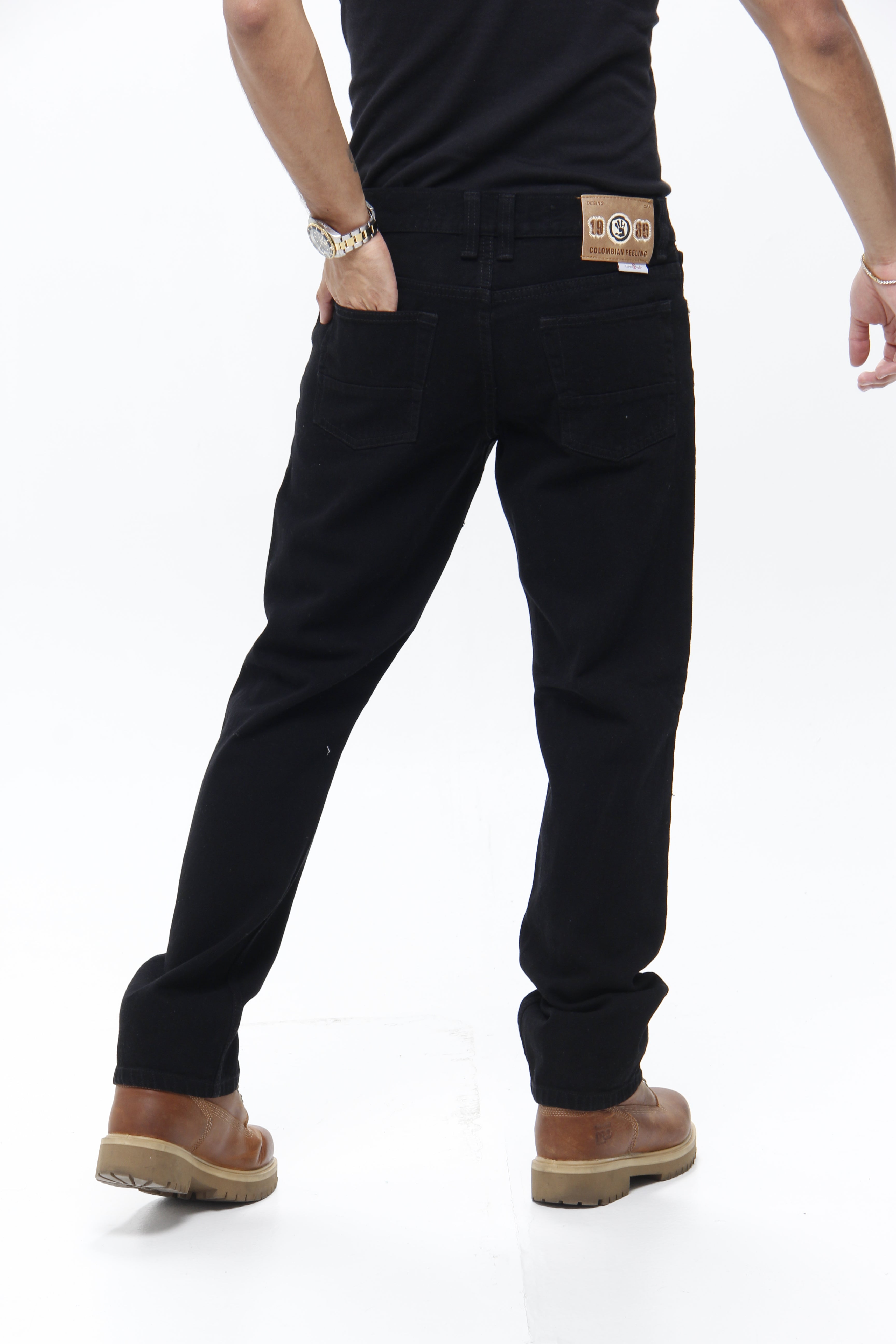Jean Relax Fit – Pantalón Denim Desgastado Estilo Urbano y Skater