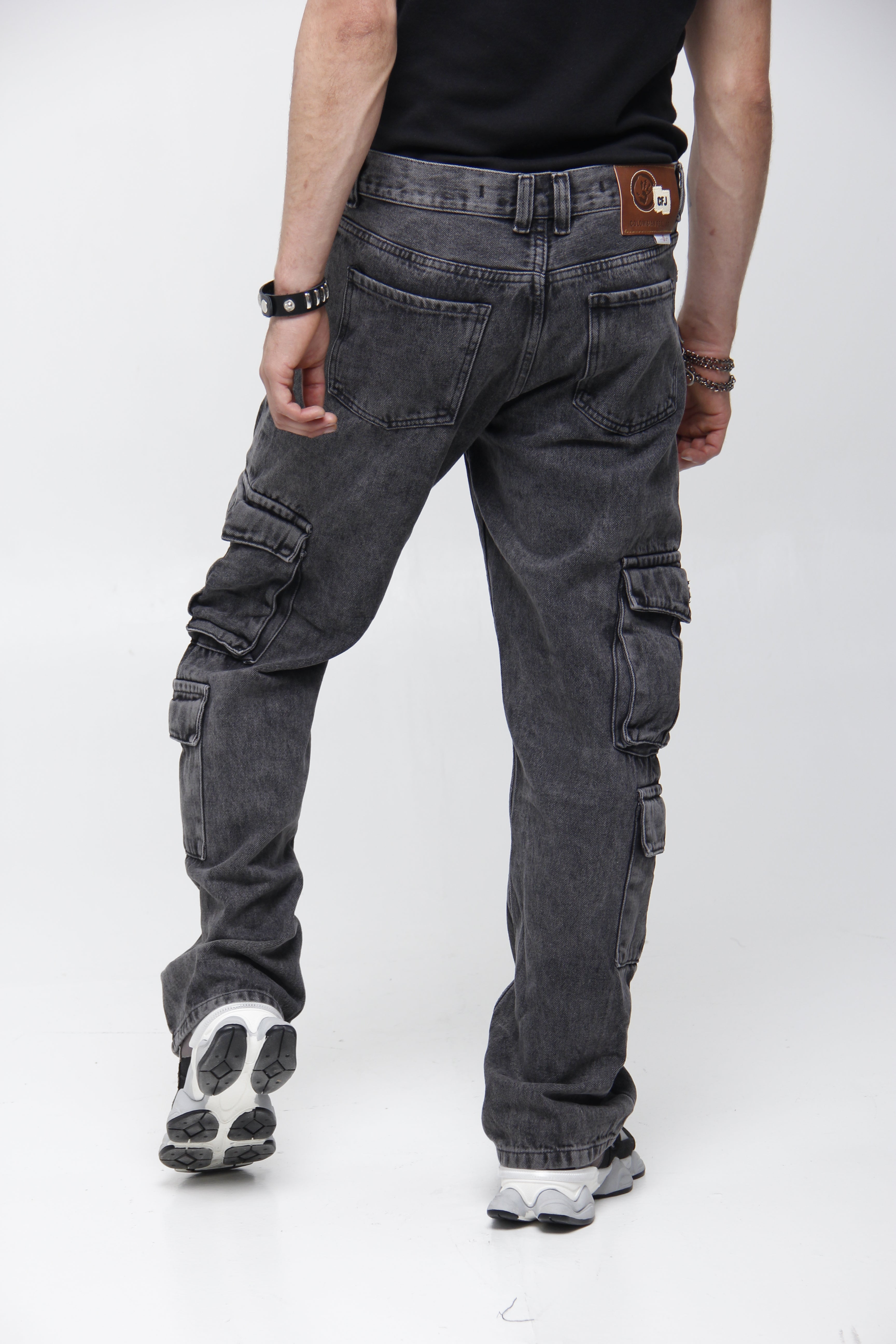 Jean Cargo Loose Fit para Hombre - Estilo Utilitario Vintage