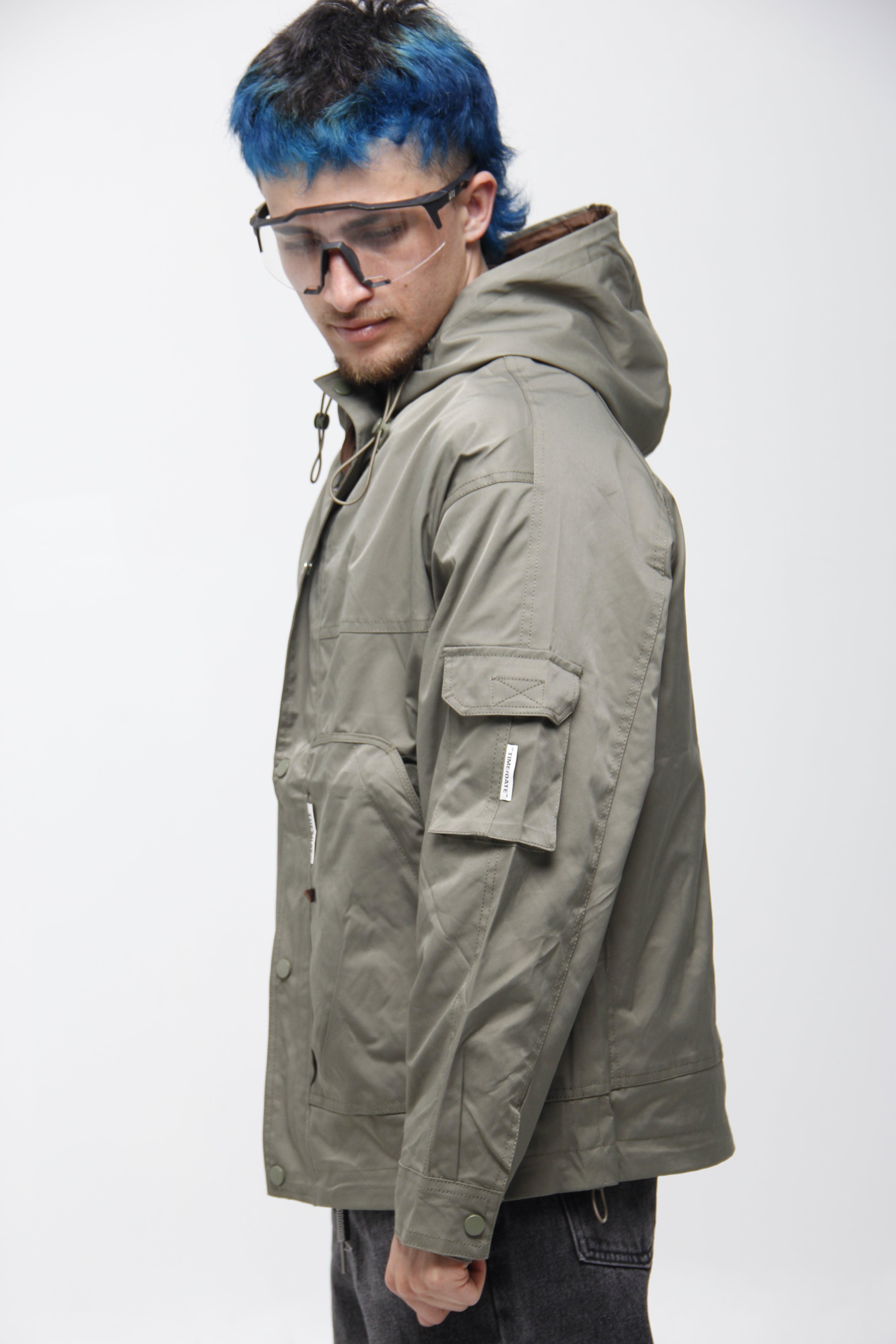 Chaqueta Cortavientos para Hombre - Estilo Parka Táctica