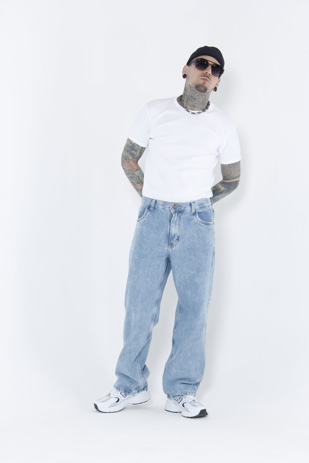 Jean Skate Hombre Azul Hielo | Denim