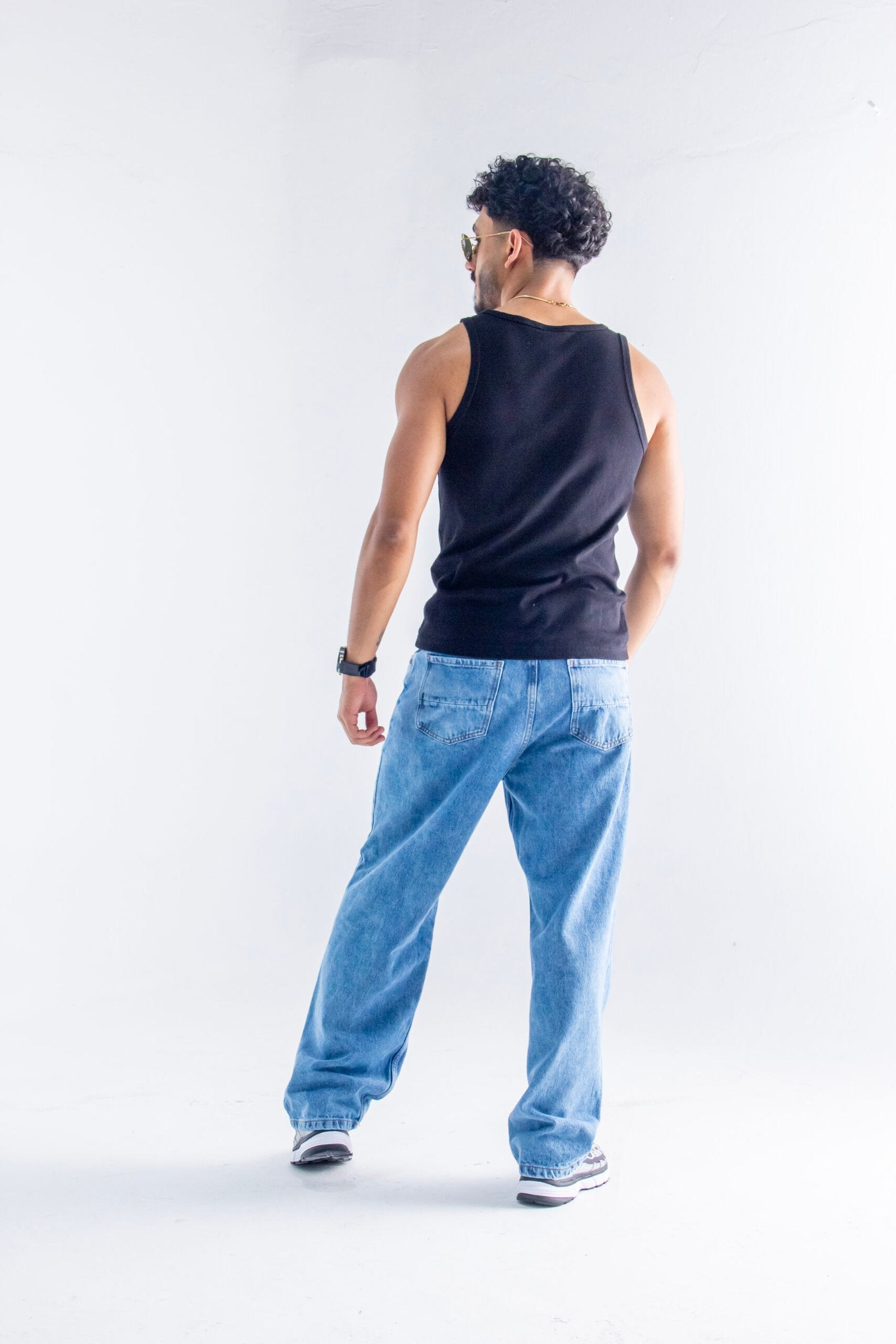 Jean Baggy Azul Claro - Ancho Estilo Urbano