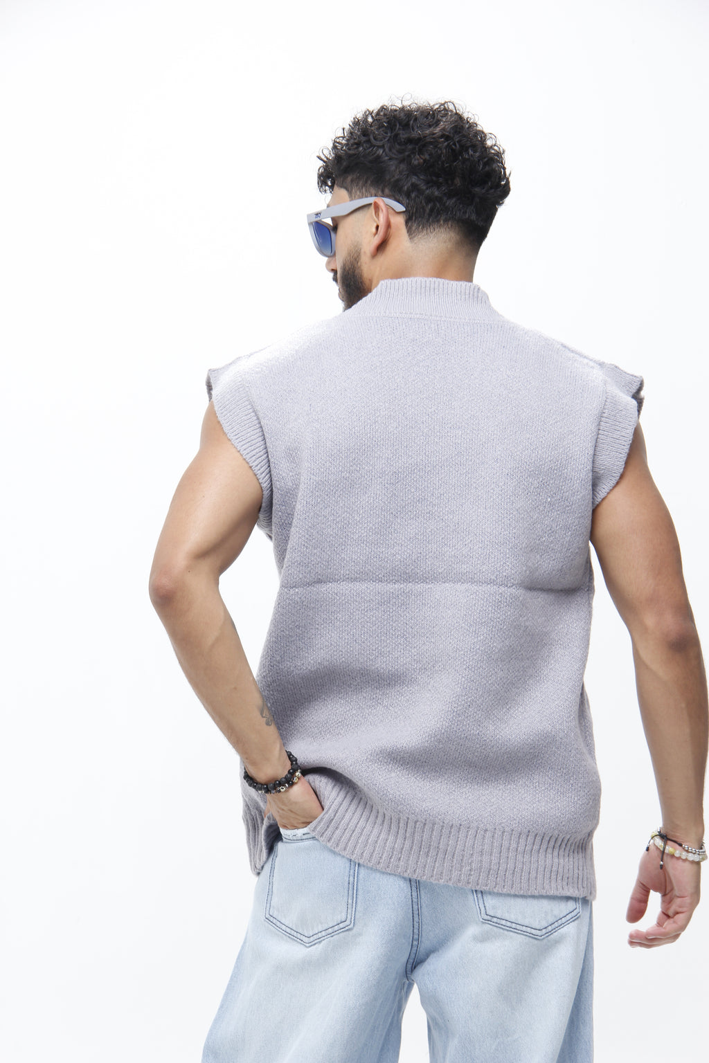 Chaleco "SONG" – Knit Vest Streetwear Estilo Varsity Retro