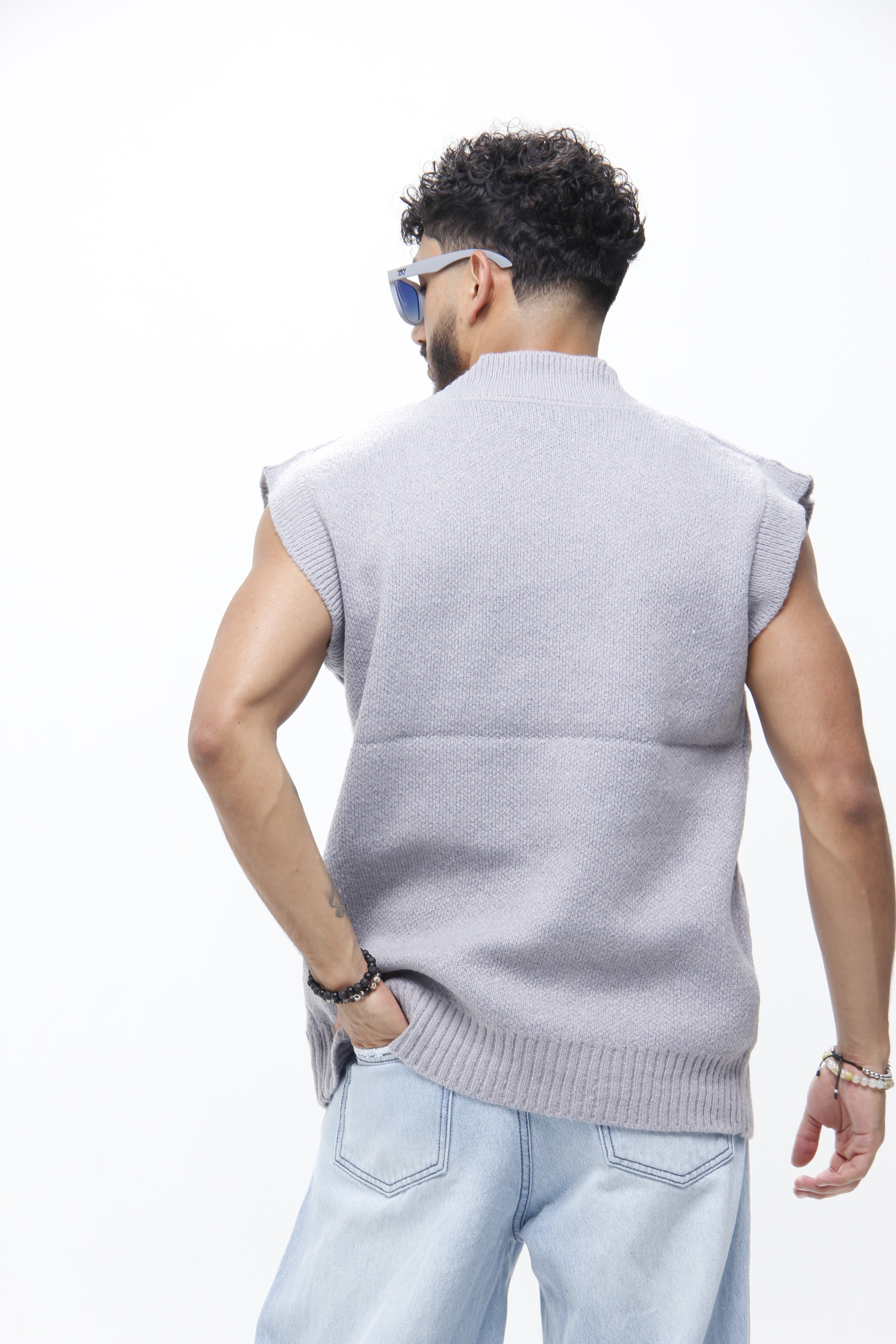 Chaleco "SONG" – Knit Vest Streetwear Estilo Varsity Retro