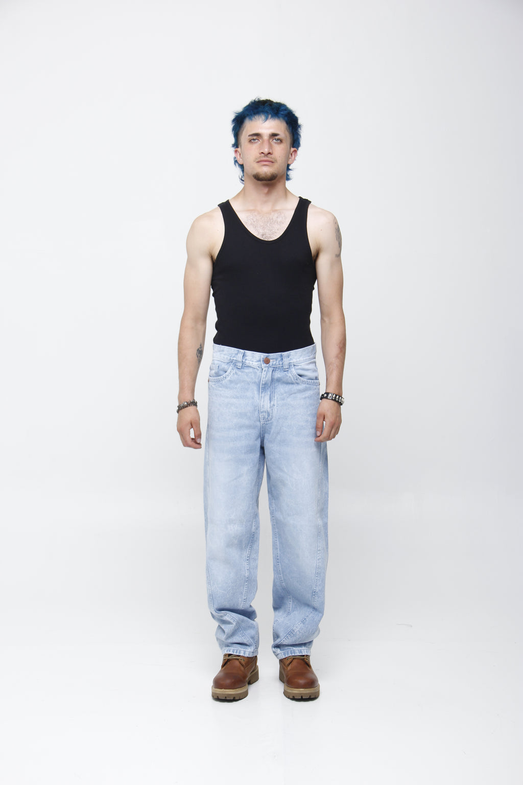 Jean Super Baggy para Hombre - Corte Ultra Ancho