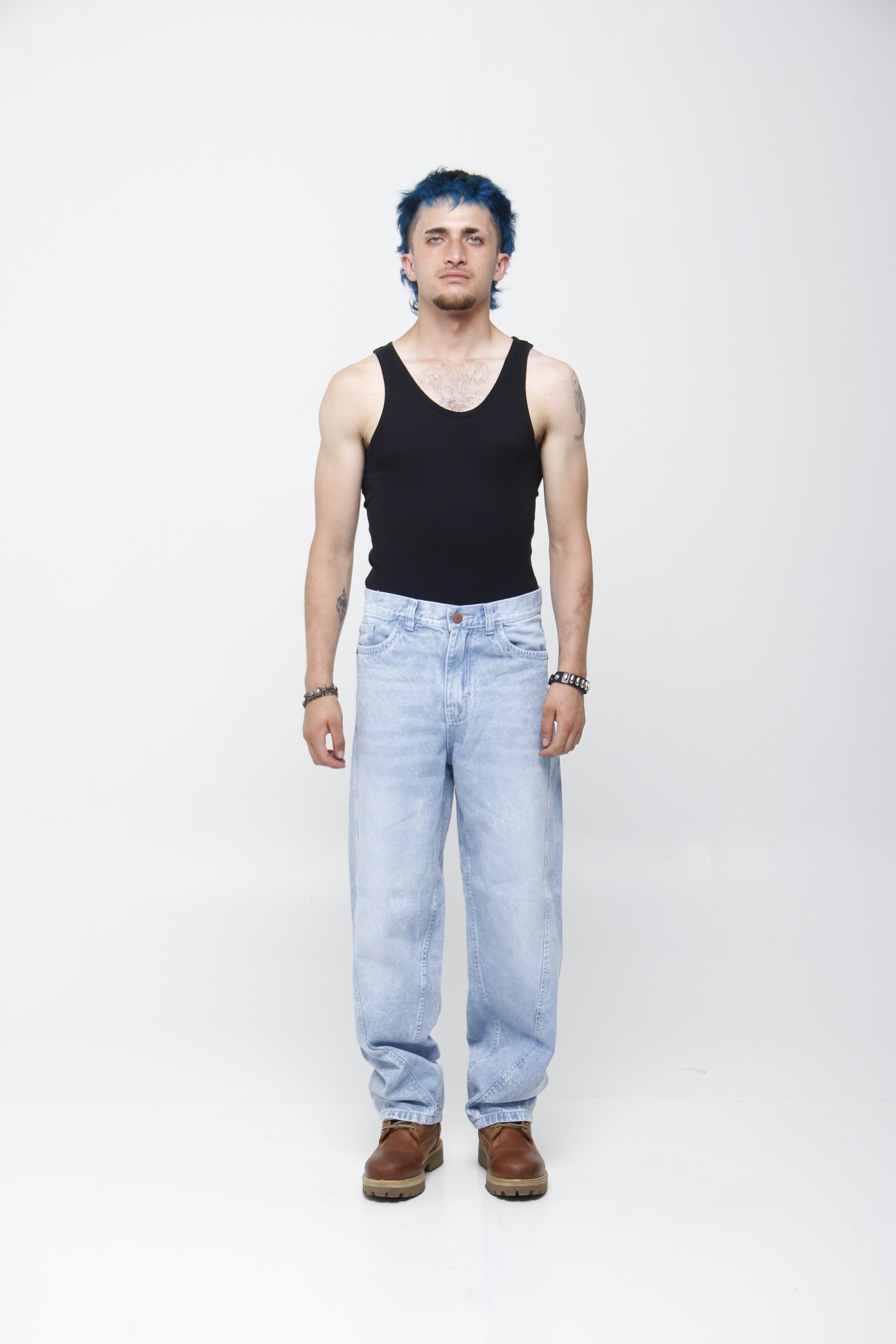 Jean Super Baggy para Hombre - Corte Ultra Ancho
