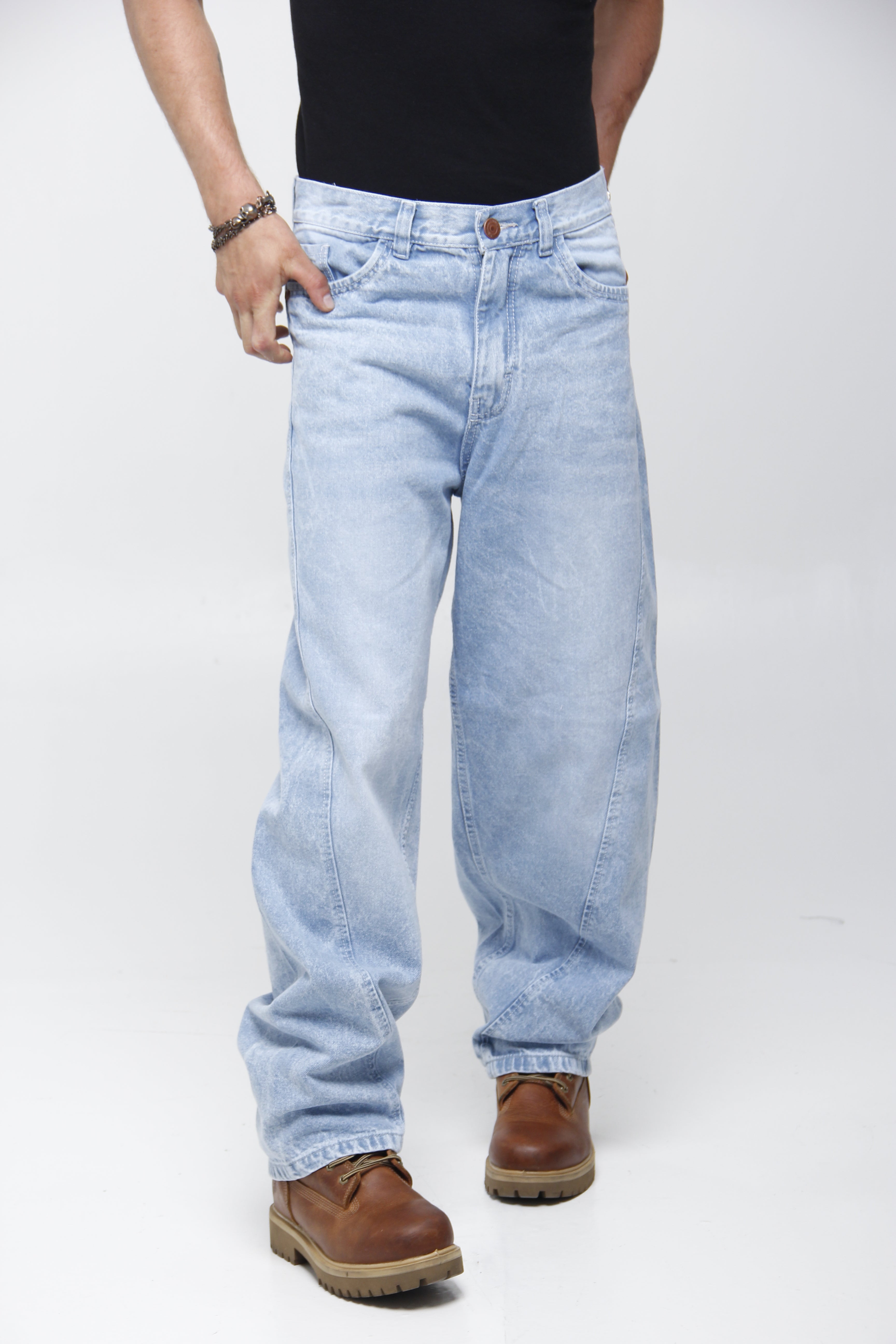 Jean Super Baggy para Hombre - Corte Ultra Ancho