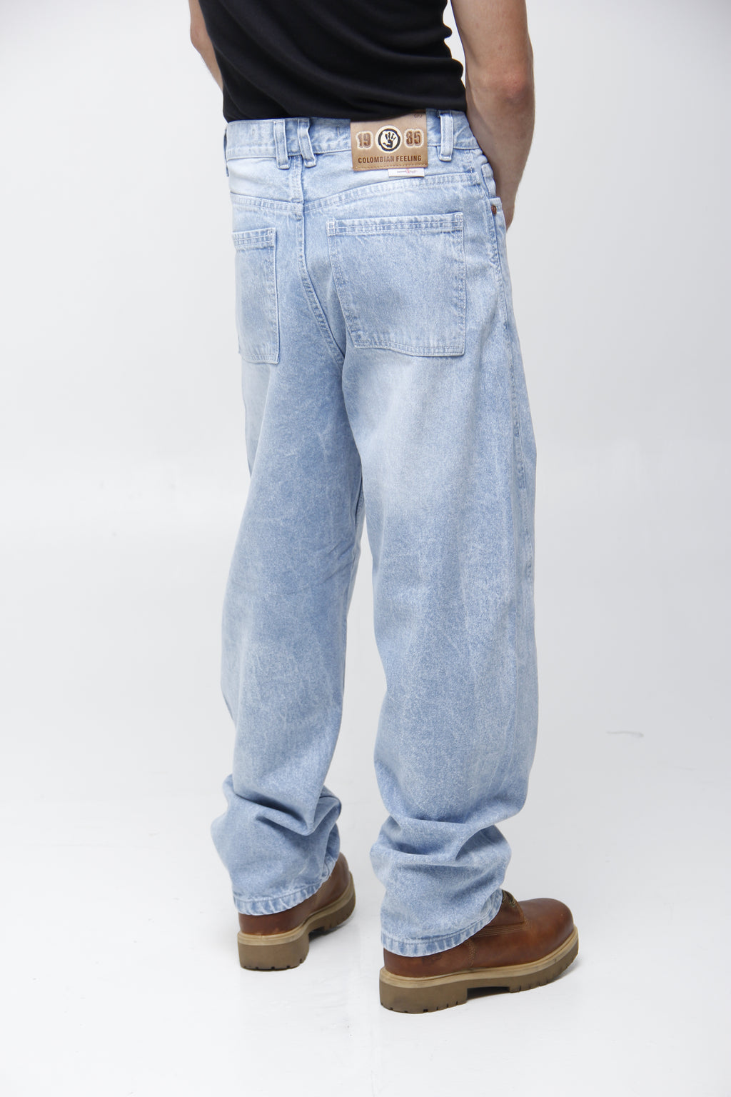 Jean Super Baggy para Hombre - Corte Ultra Ancho