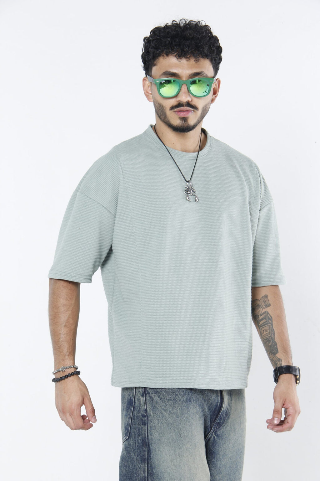 Camiseta Oversized  - Algodón Premium Texturizado