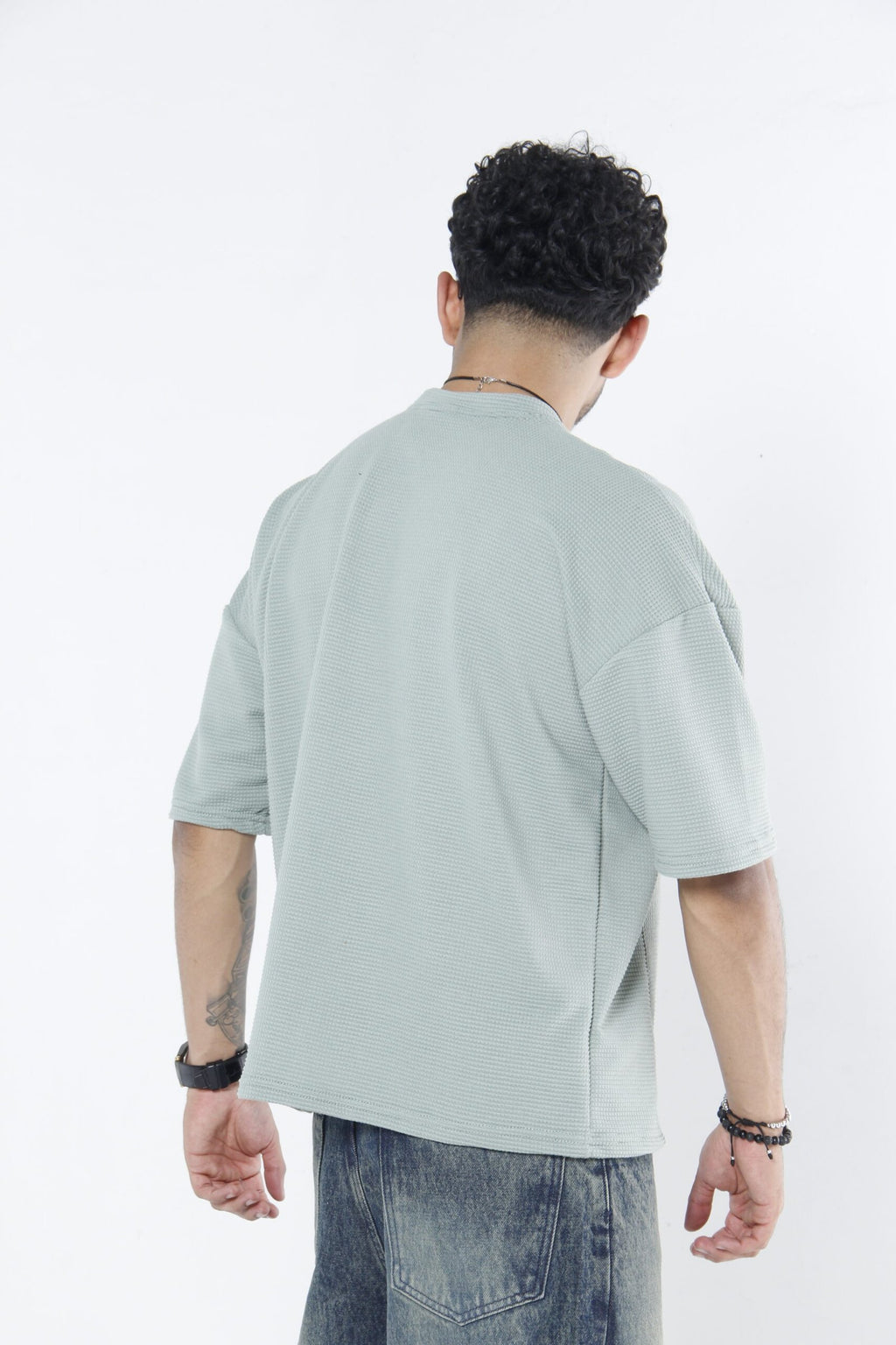 Camiseta Oversized  - Algodón Premium Texturizado
