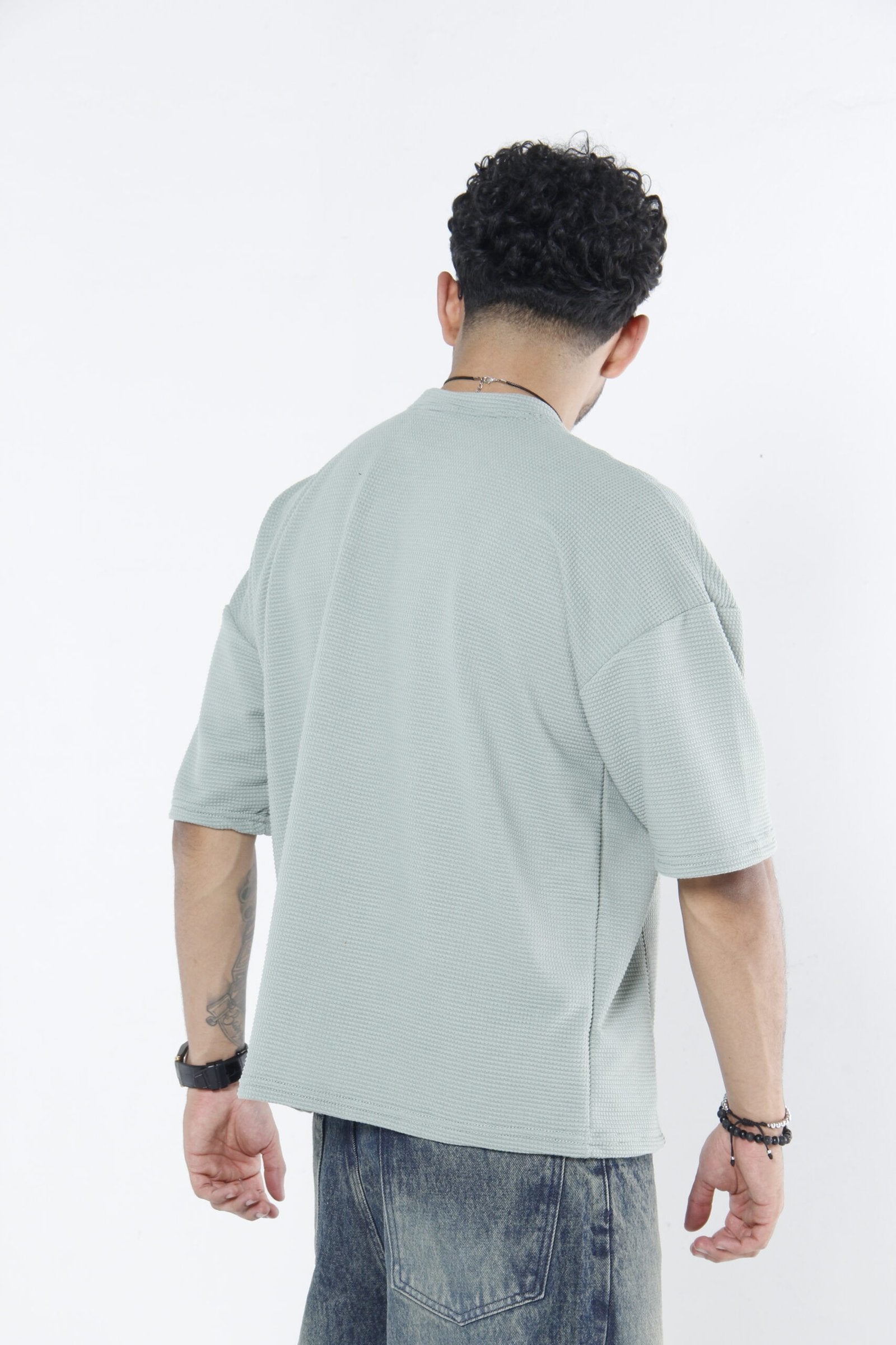 Camiseta Oversized  - Algodón Premium Texturizado