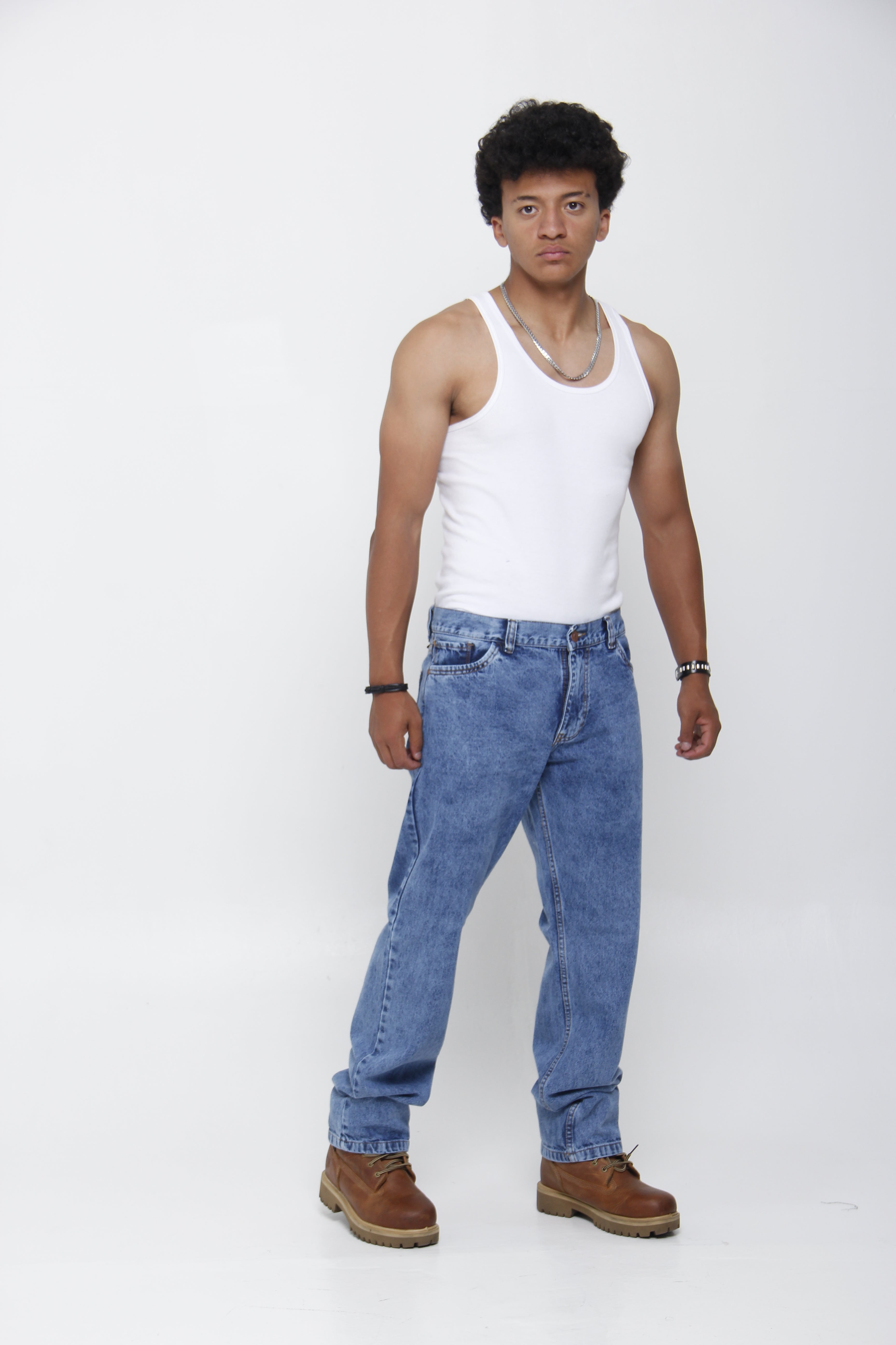Jean para Hombre - Corte Relaxed Fit Recto