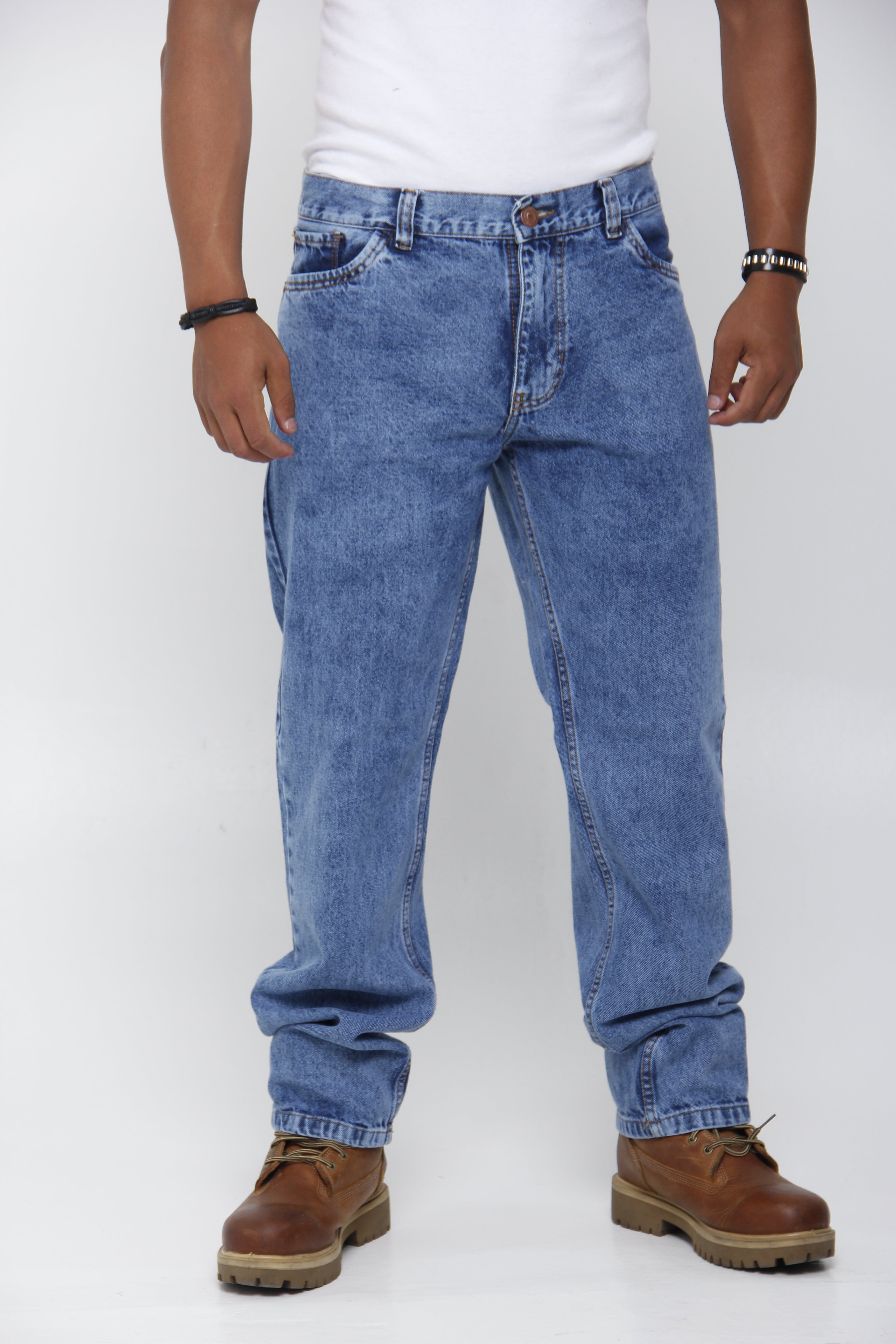Jean para Hombre - Corte Relaxed Fit Recto