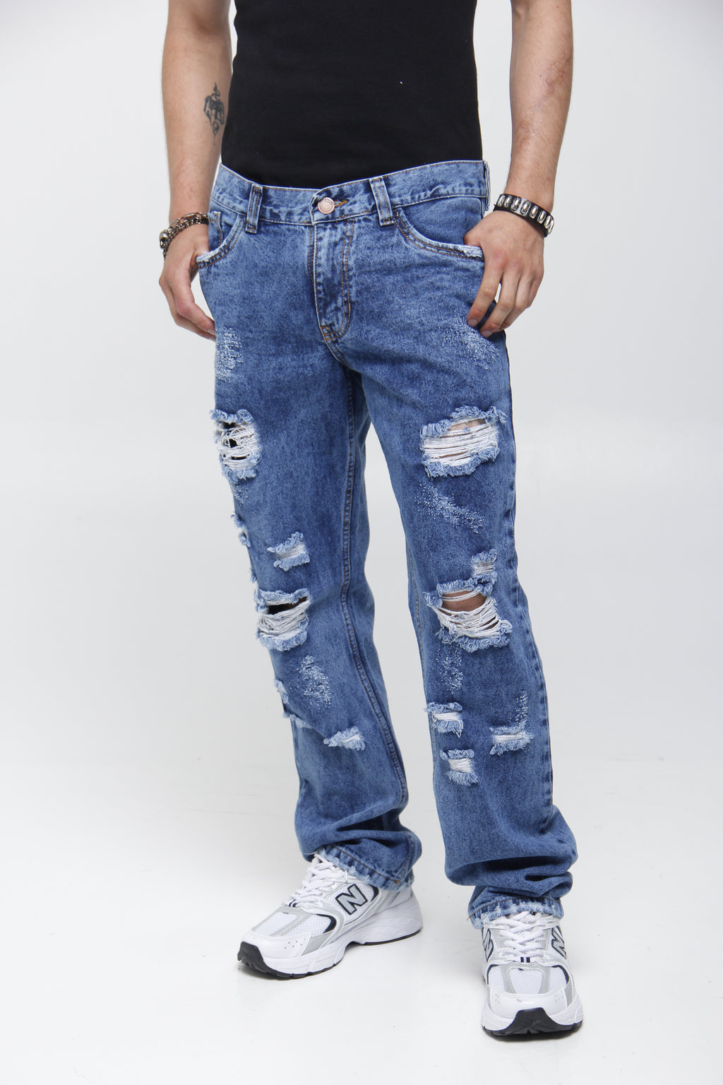 Jean para Hombre - Corte Relaxed Fit Recto
