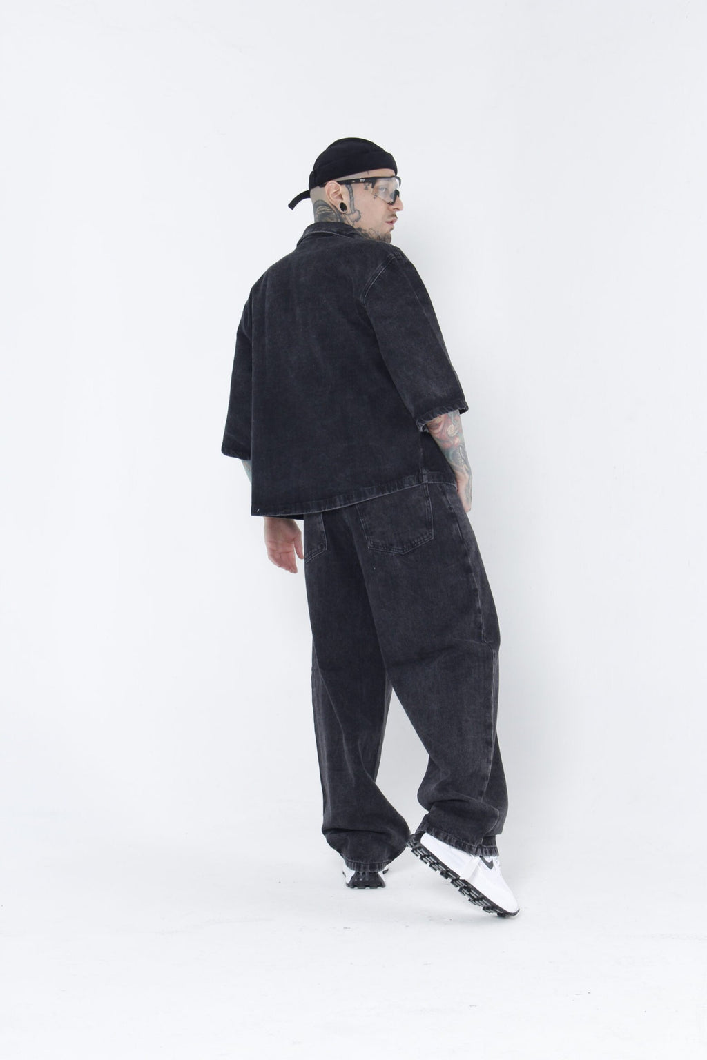 Jeans Baggy Hombre Gris – Denim Oversize Streetwear Urbano