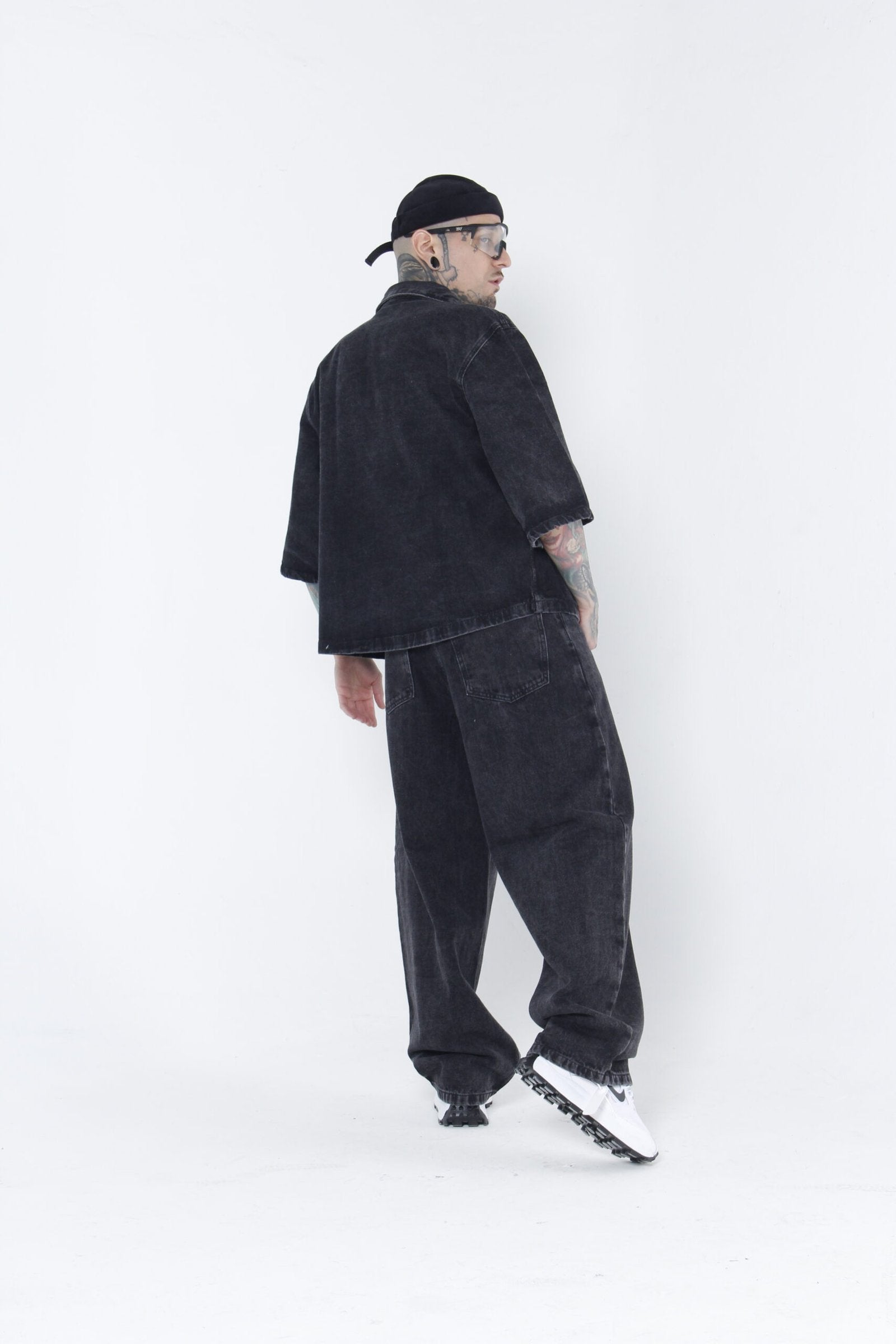 Jeans Baggy Hombre Gris – Denim Oversize Streetwear Urbano