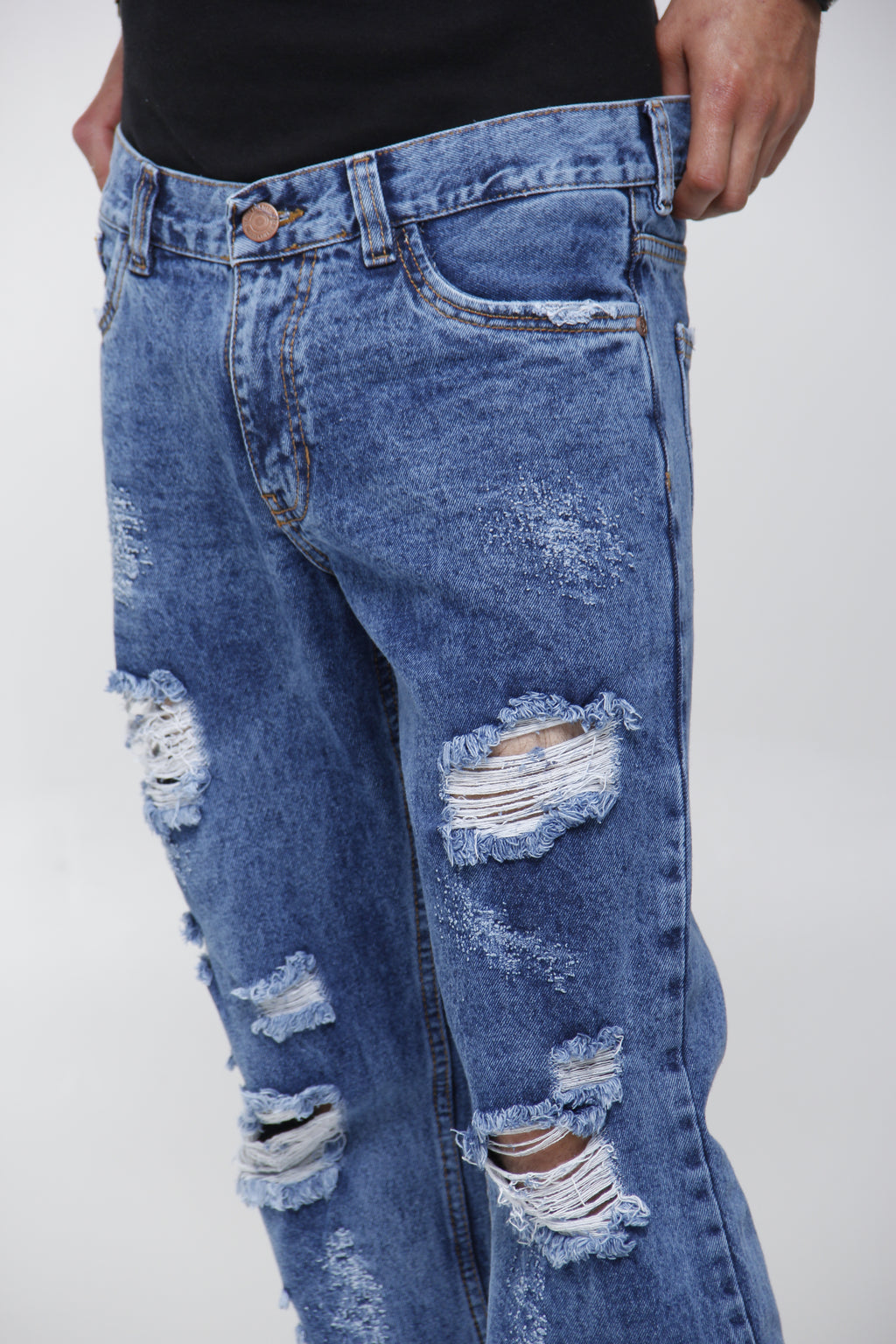 Jean para Hombre - Corte Relaxed Fit Recto