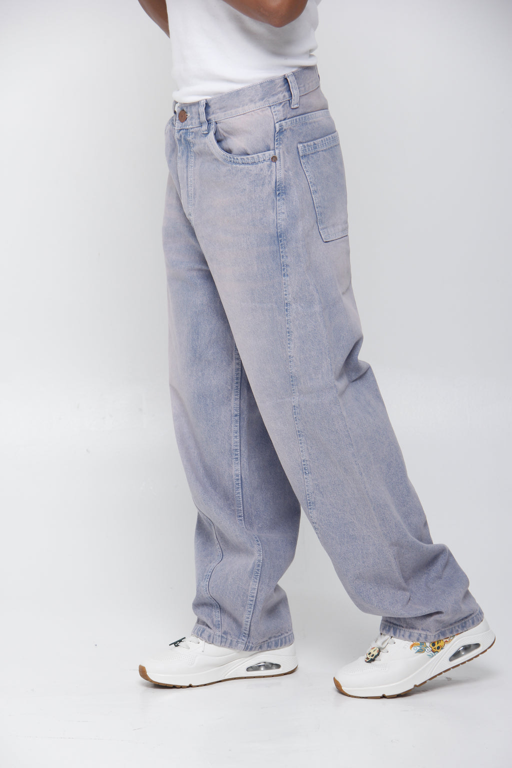 Jean Super Baggy para Hombre - Corte Ultra Ancho