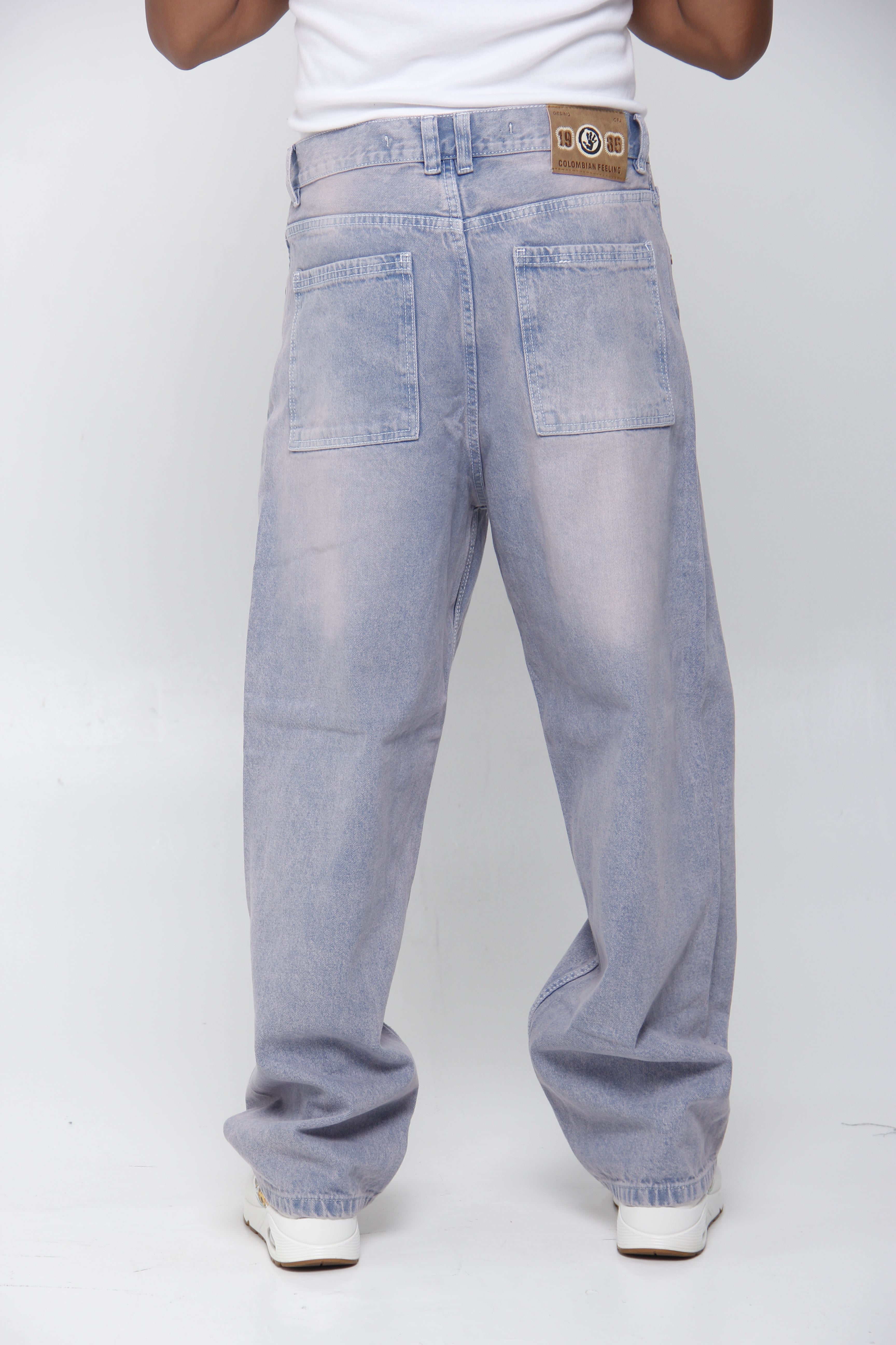 Jean Super Baggy para Hombre - Corte Ultra Ancho