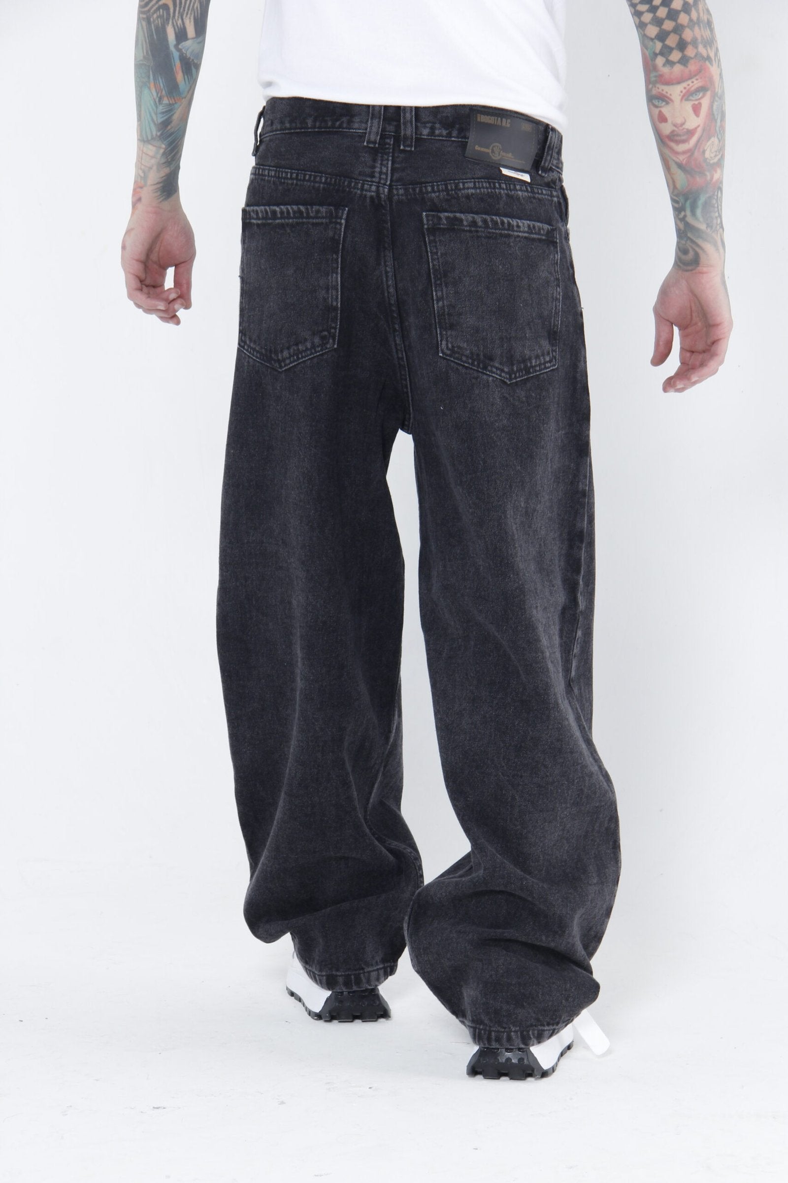 Jeans Baggy Hombre Gris – Denim Oversize Streetwear Urbano